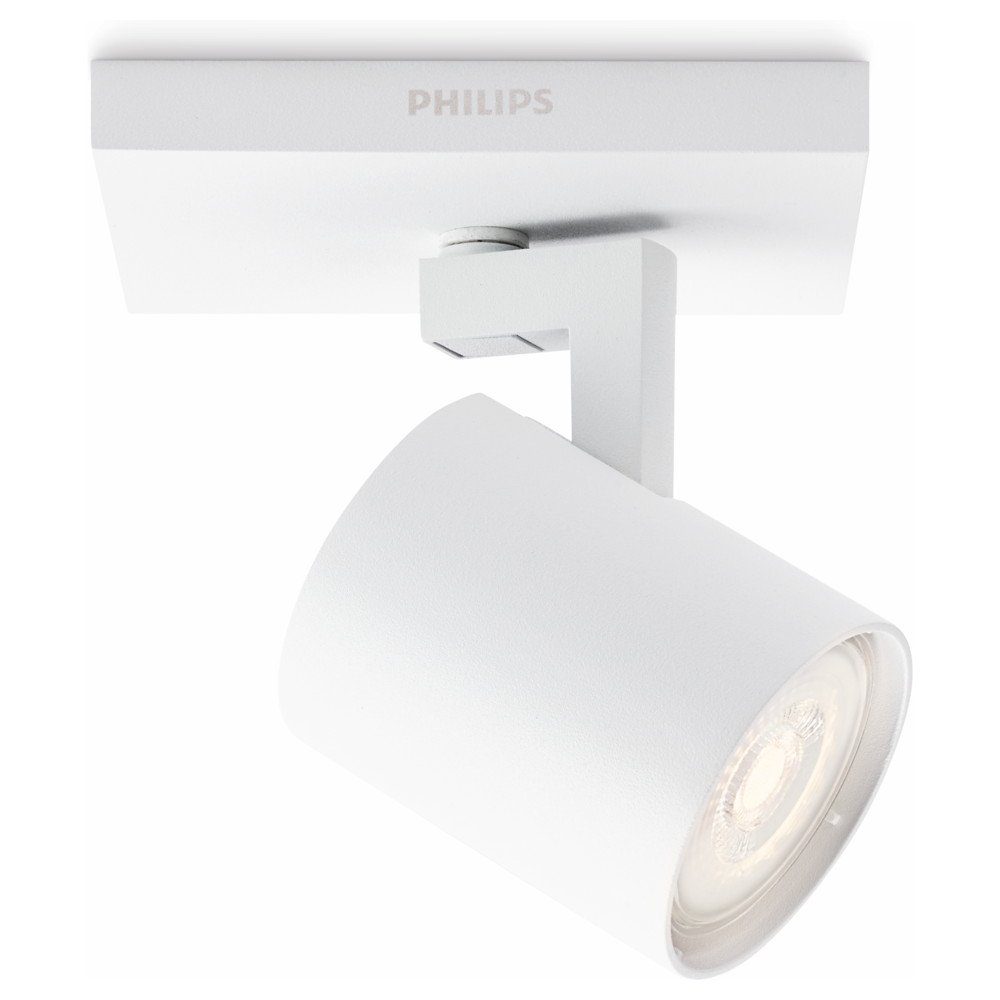 Philips LED Deckenstrahler Hochwertiger myLiving 230 in LED, lm, Spot Aufbaustrahler keine LED Ja, 1-flammig, Deckenspot, Leuchtmittel Runner Angabe, weiß, enthalten: warmweiss, Deckenstrahler