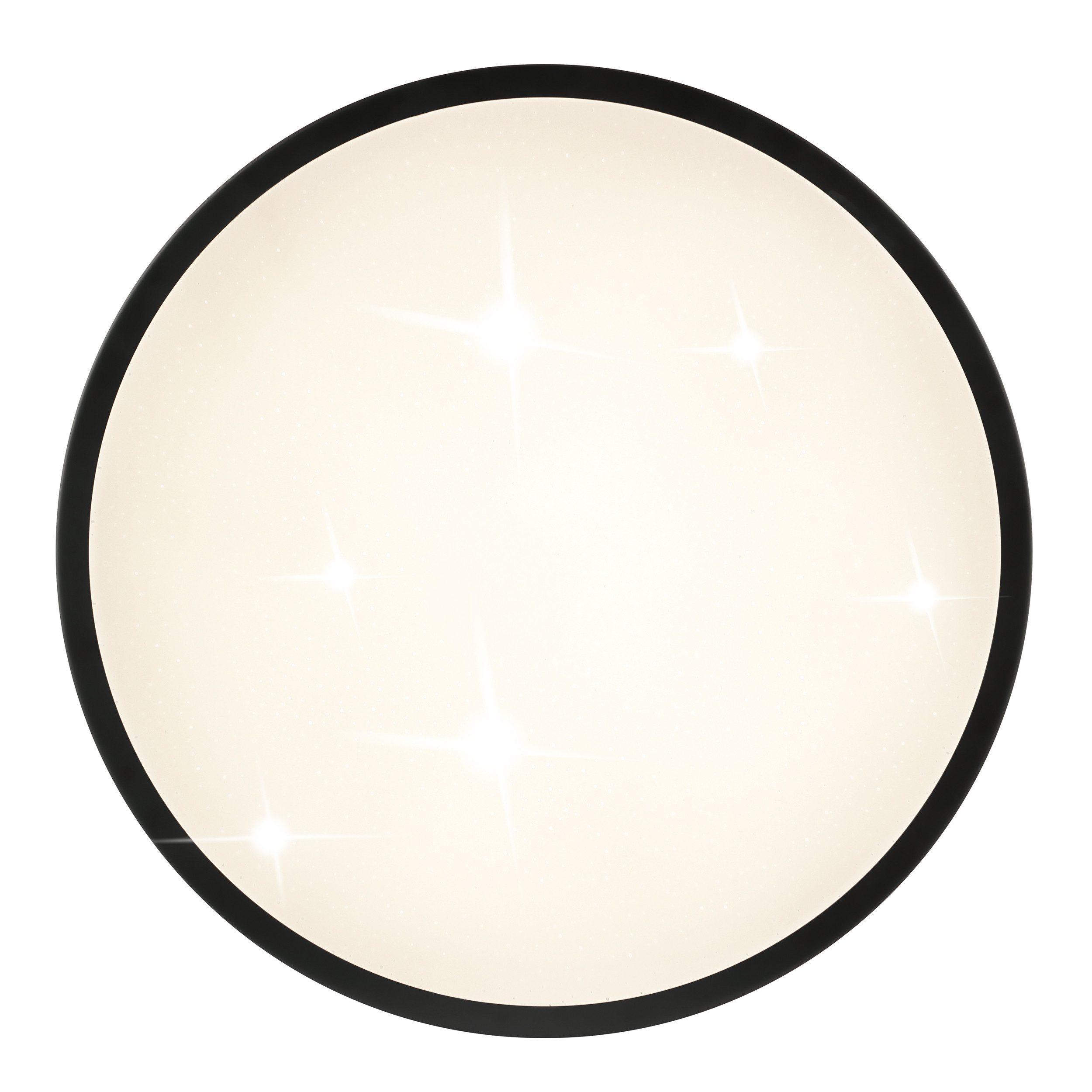 Brilliant LED Deckenleuchte Slimline Starry, LED fest integriert, Neutralweiß, Ø 29cm, 1590 lm, 4000K, besonders energiesparend mit 7 W, Sternenglanz