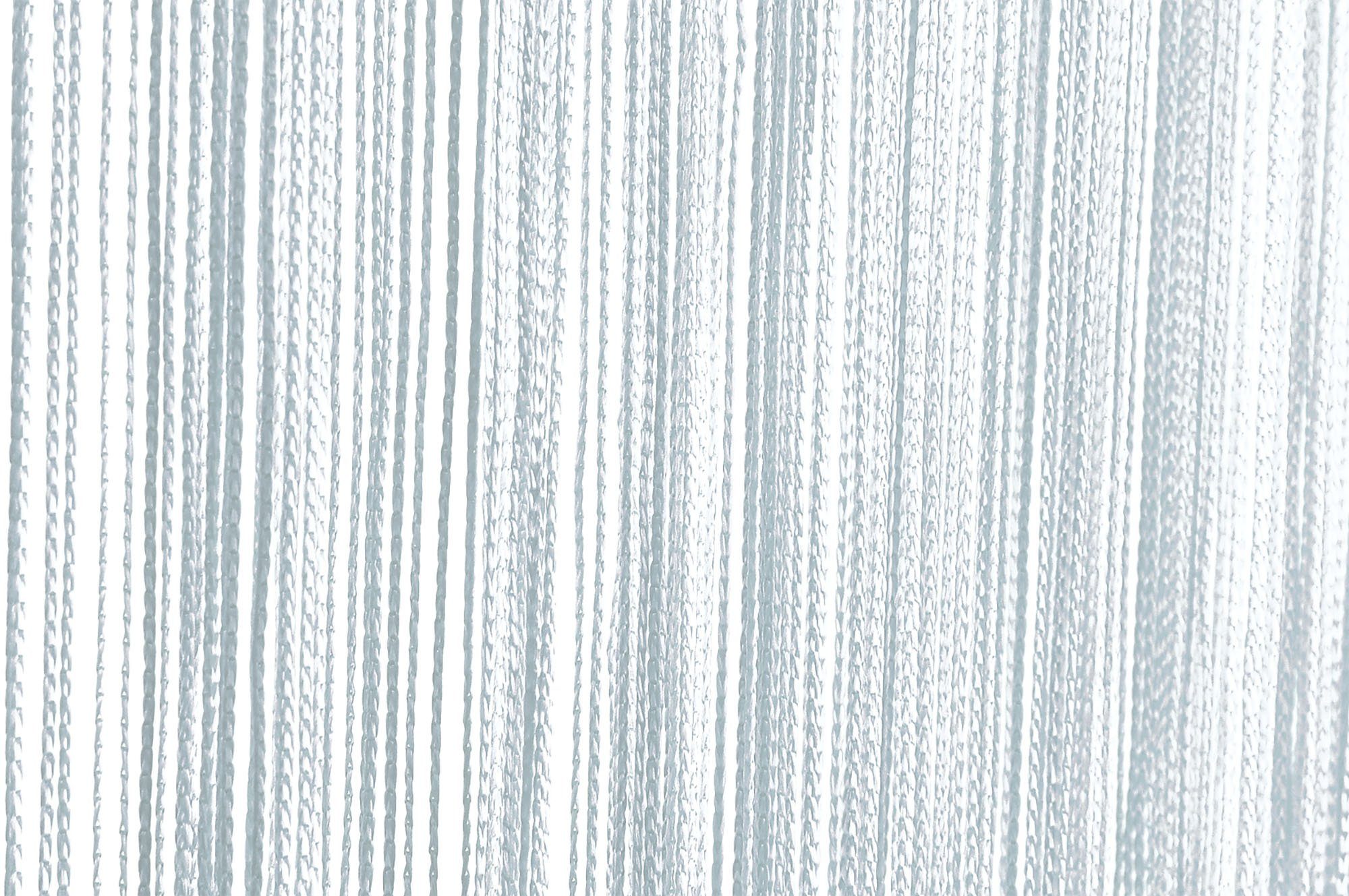 Fadenvorhang Fadenvorhang Stangendurchzug 300x250 cm Vorhang Fadengardine Unifarben, Haus und Deko, Stangendurchzug (1 St), Lichtschutz, Polyester