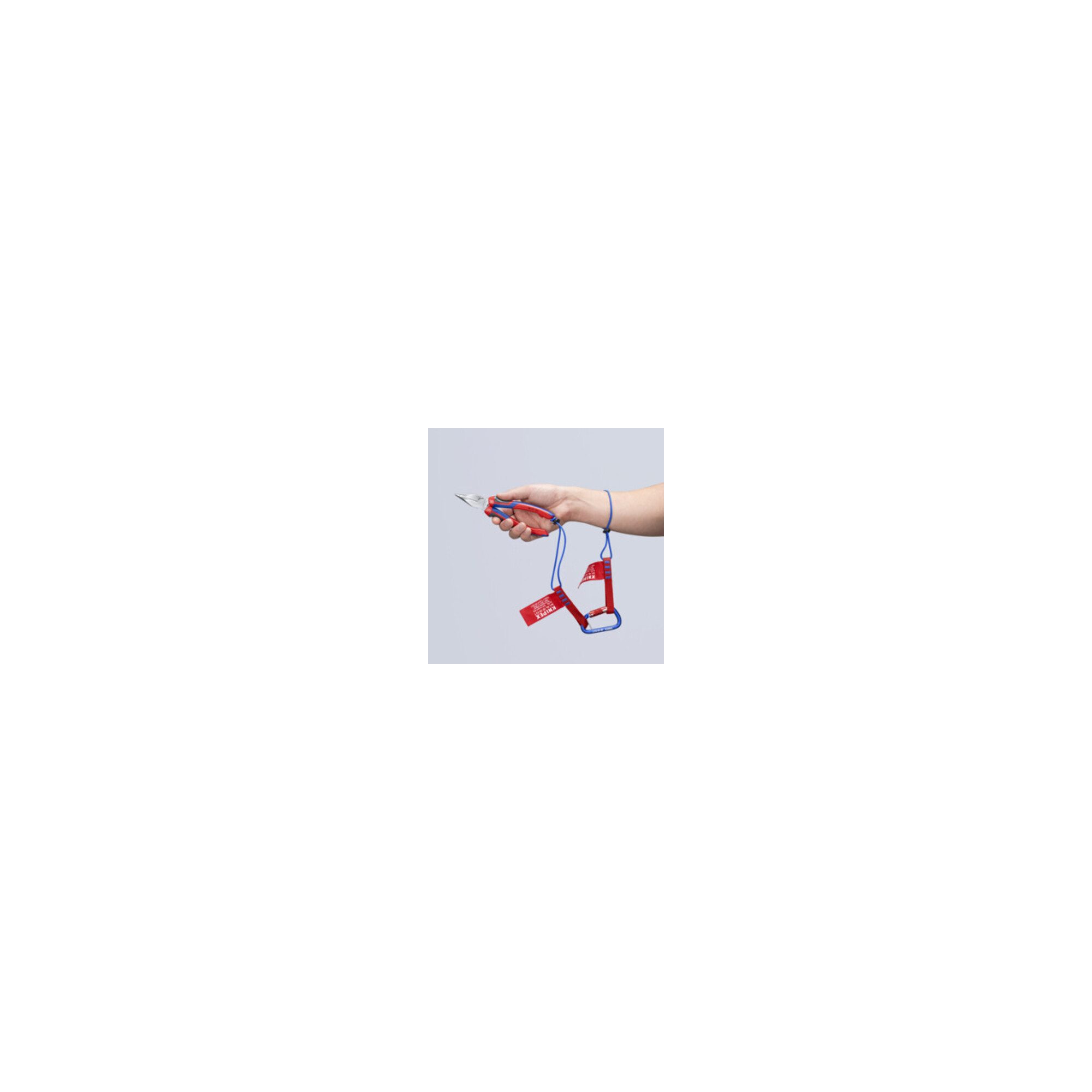 Knipex Kombizange KNIPEX 08 25 185 Spitz-Kombizange mit Comfort-Griffen verchromt 192 mm