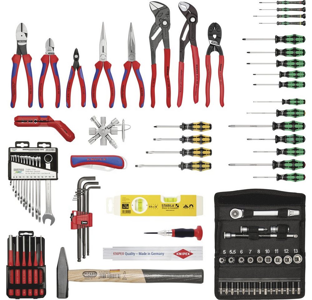 Thumbnail - Knipex Werkzeugkoffer Knipex 00 21 37 M Handwerker Werkzeugkoffer bestückt (B x H x T) 690