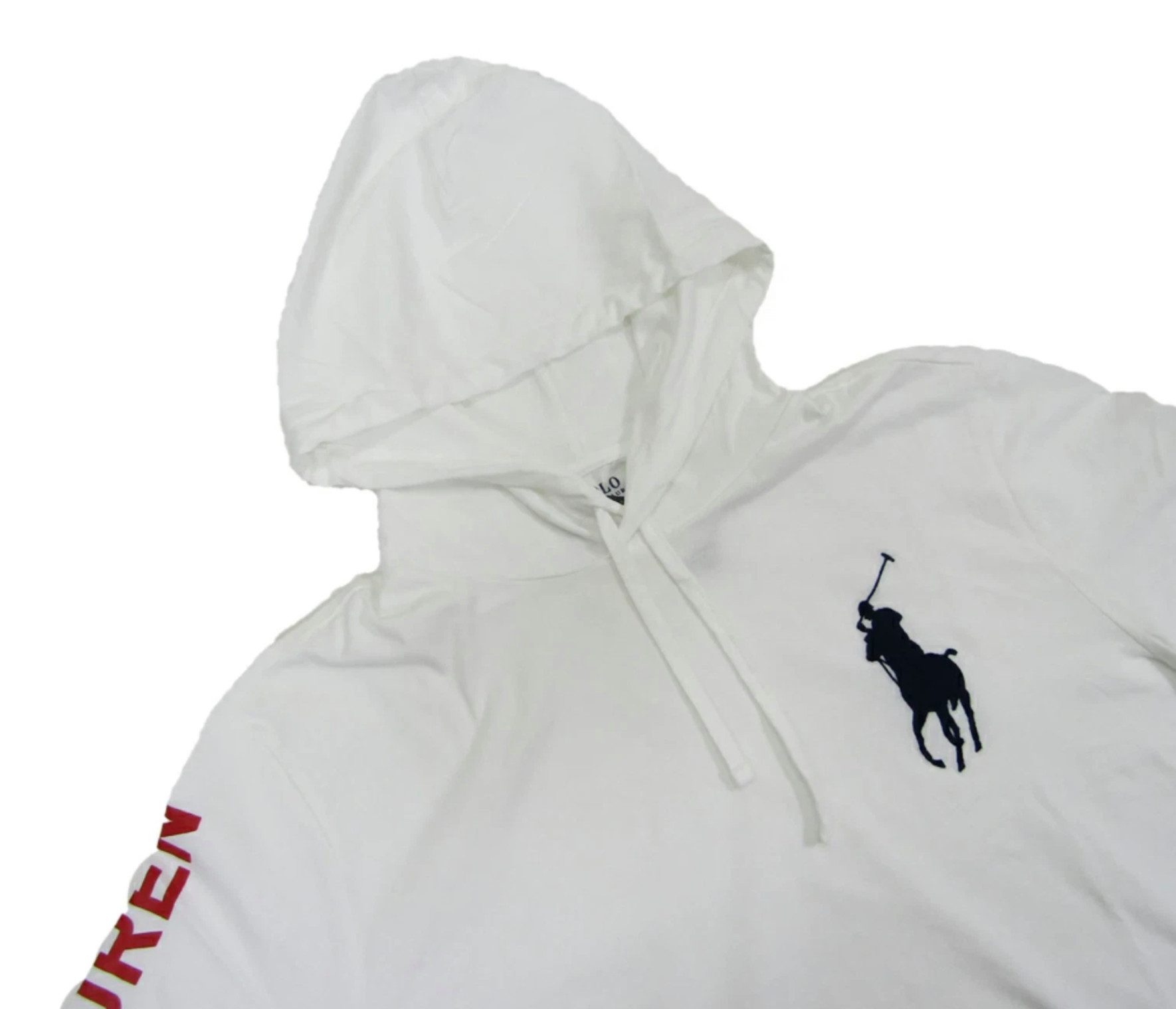 Polo Ralph Lauren Longsleeve Hooded Longsleeve T-Shirt Shirt Usa Big Pony Hoodie Top Kein Innenfutter – ideal für Frühling & Sommer