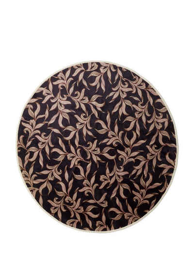 Teppich Juliette, Essenza, rund, Höhe: 6 mm, sehr weicher Flor