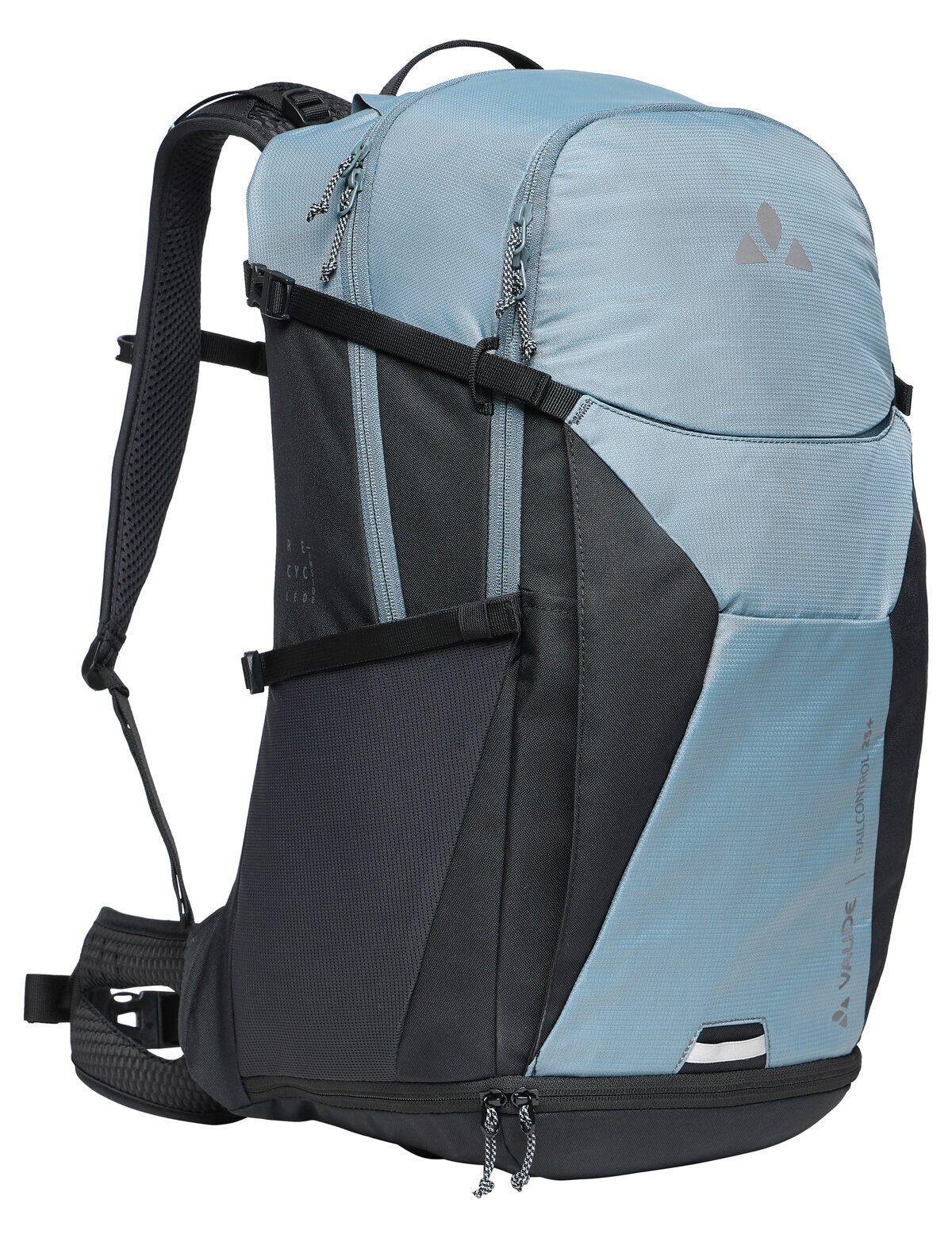 VAUDE Trekkingrucksack TrailControl 25+, Radrucksack mit Aeroflex-Easy-Adjust Rückensystem, 25 Liter