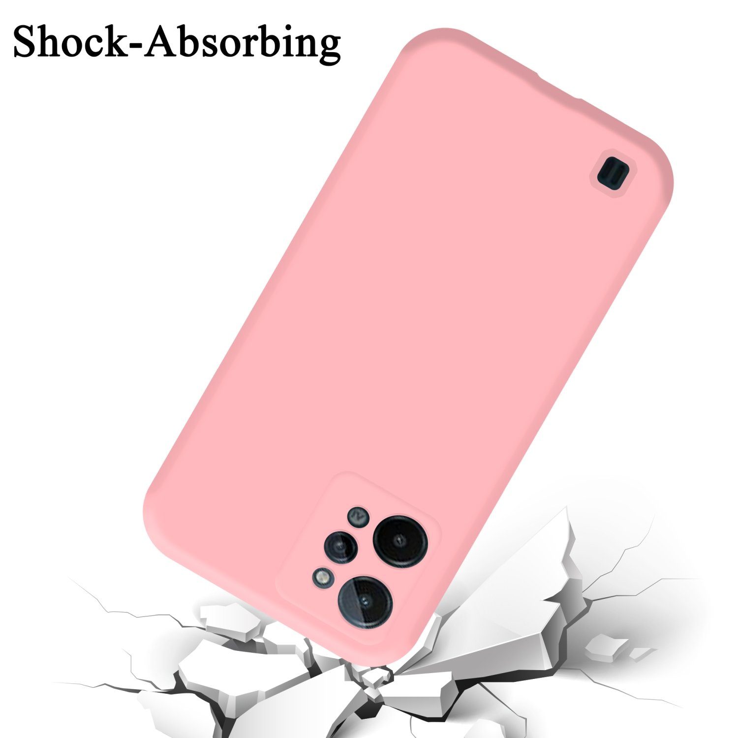 Cadorabo Handyhülle für Realme C31 Hülle Realme C31, Flexible Hülle TPU Silikon Schutzhülle Back Cover Case