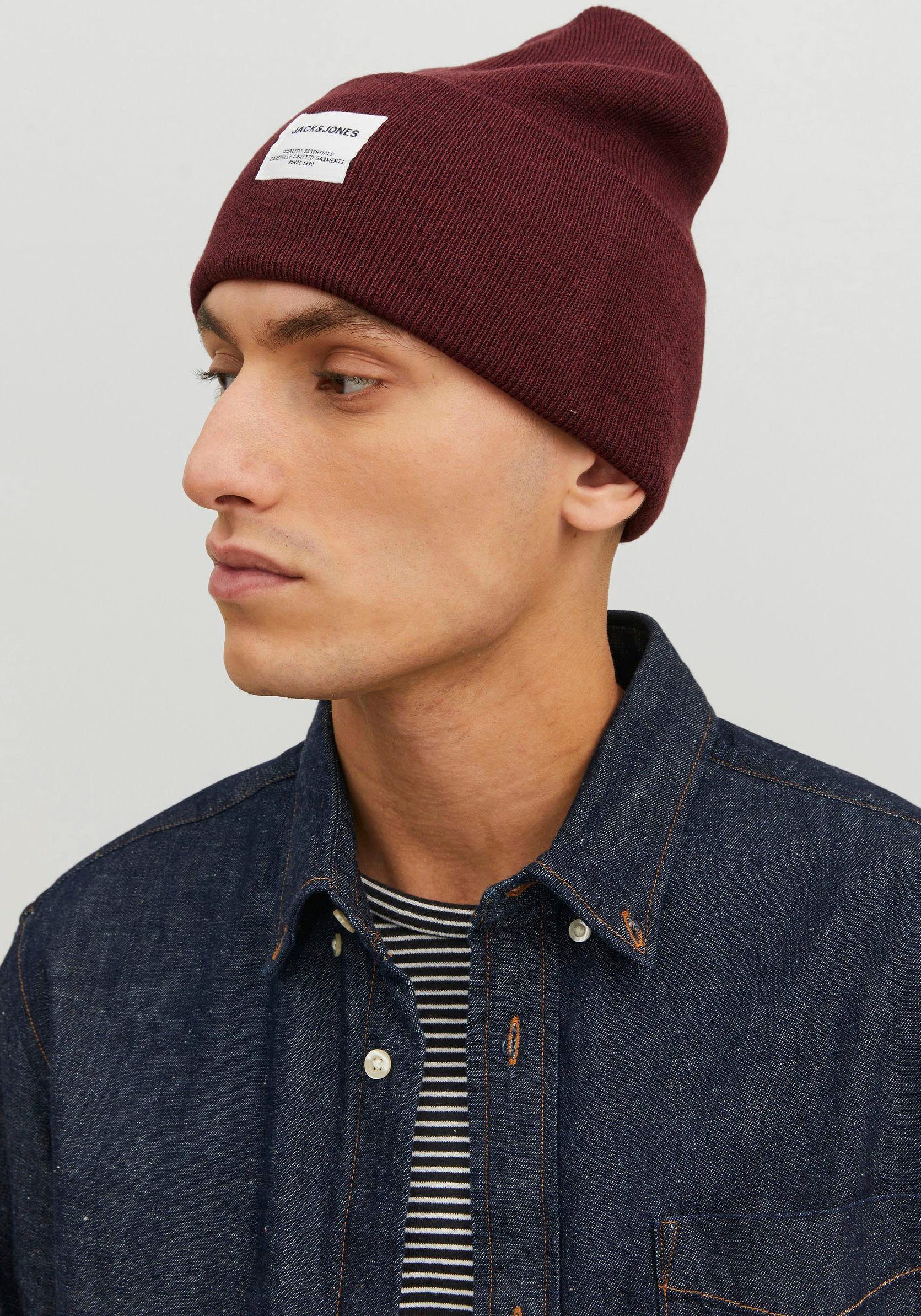 Jack & Jones Beanie JACLONG KNIT BEANIE NOOS port royale | Strickmützen