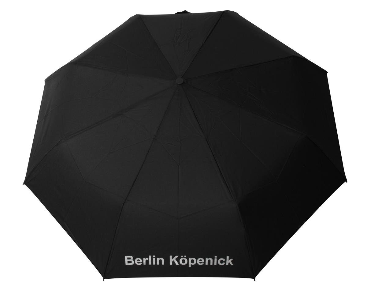 HAPPY RAIN Taschenregenschirm 232011-Berlin Köpenick, Schriftzug Stadtteil
