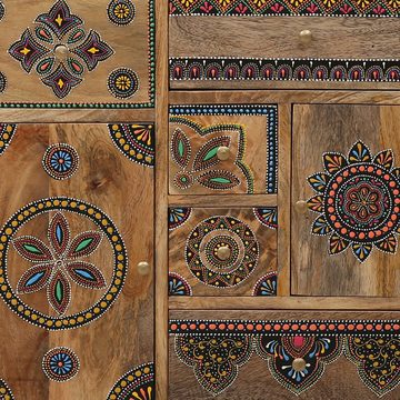 Marrakesch Orient & Mediterran Interior Kommode Exquisite Kommode Schubladen Holz Orientalische Deko Schubladenkommode