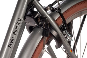 SAXONETTE E-Bike Style Plus 2.0, 3 Gang, Nabenschaltung, Frontmotor, 375 Wh Akku, (mit Akku-Ladegerät)