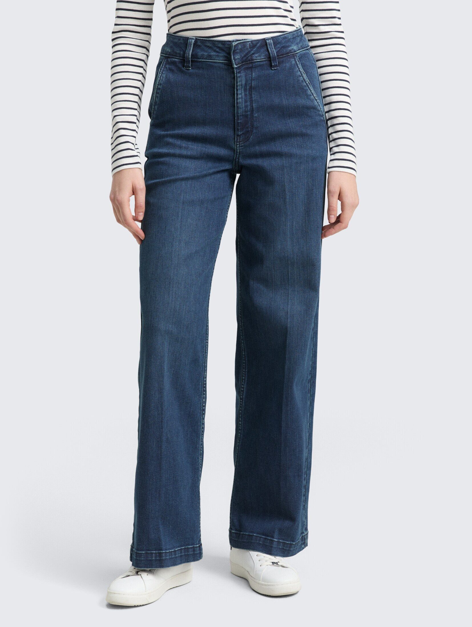 TOM TAILOR Weite Jeans Jeanshosen TTMADINA WIDE Jeans günstig online kaufen