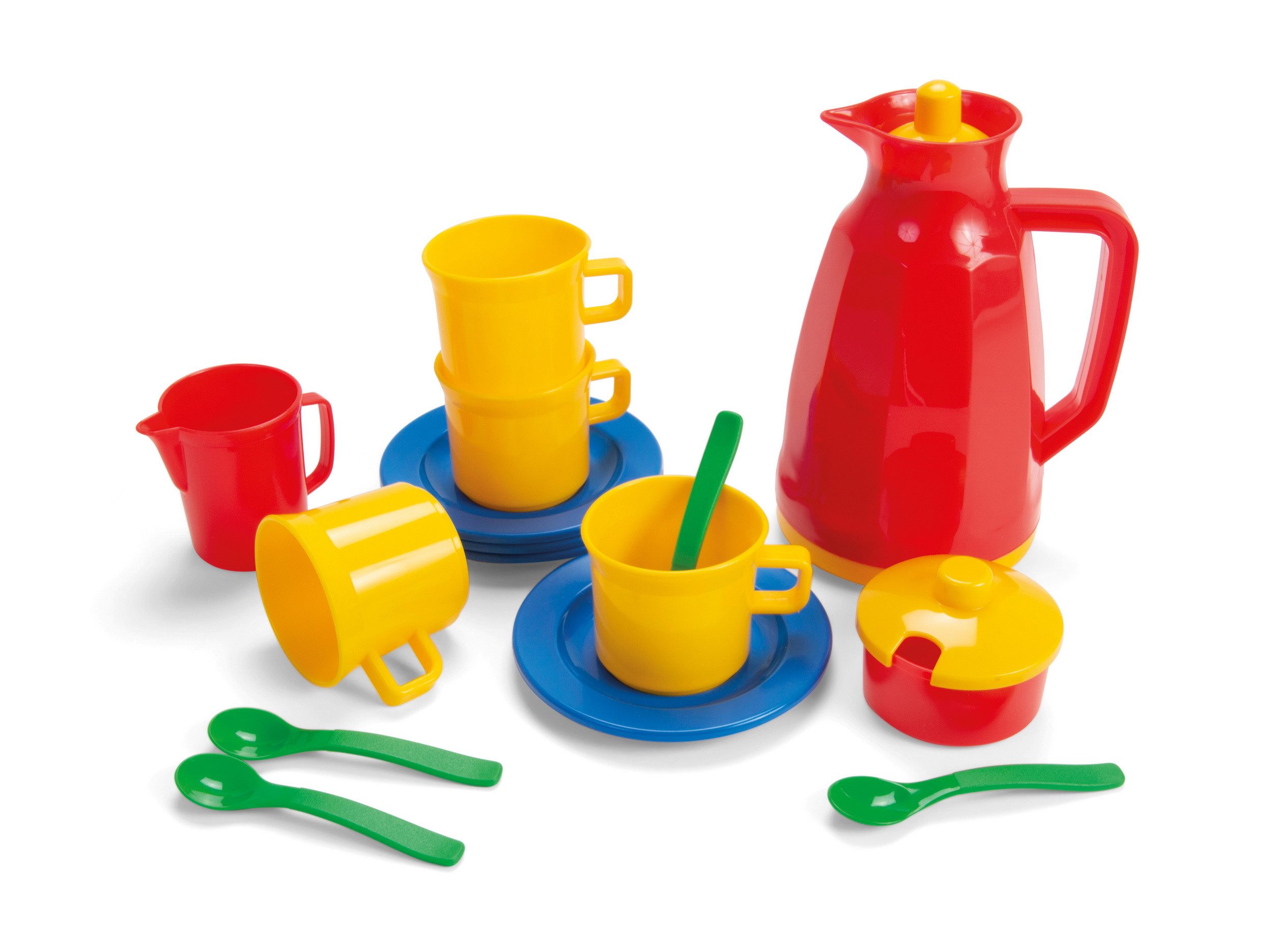 dantoy Spielgeschirr Spielzeug Kaffee-Set Kaffeeset Tee-Service günstig online kaufen
