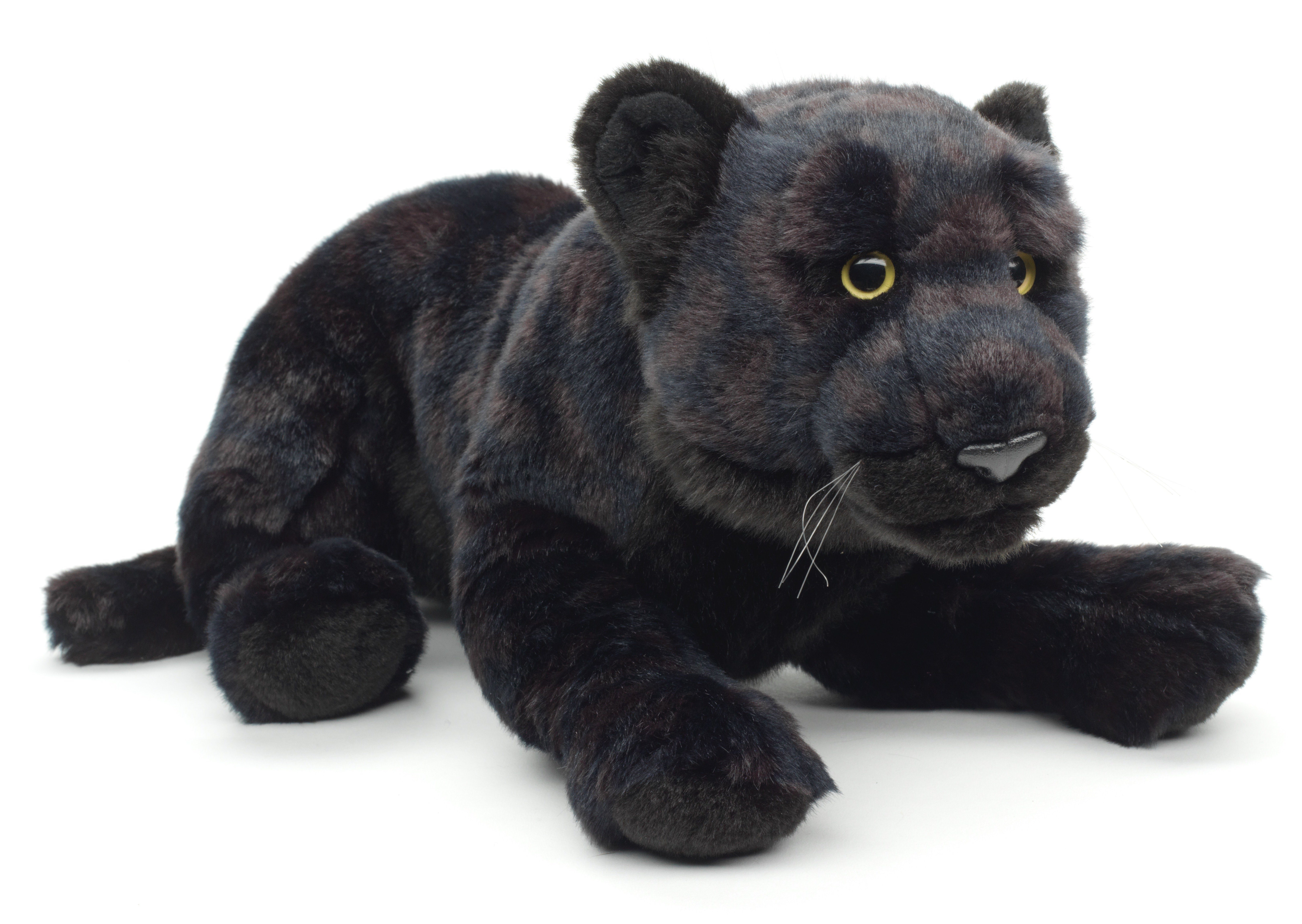 55 cm lang Uni-Toys schwarzer Panther ca 