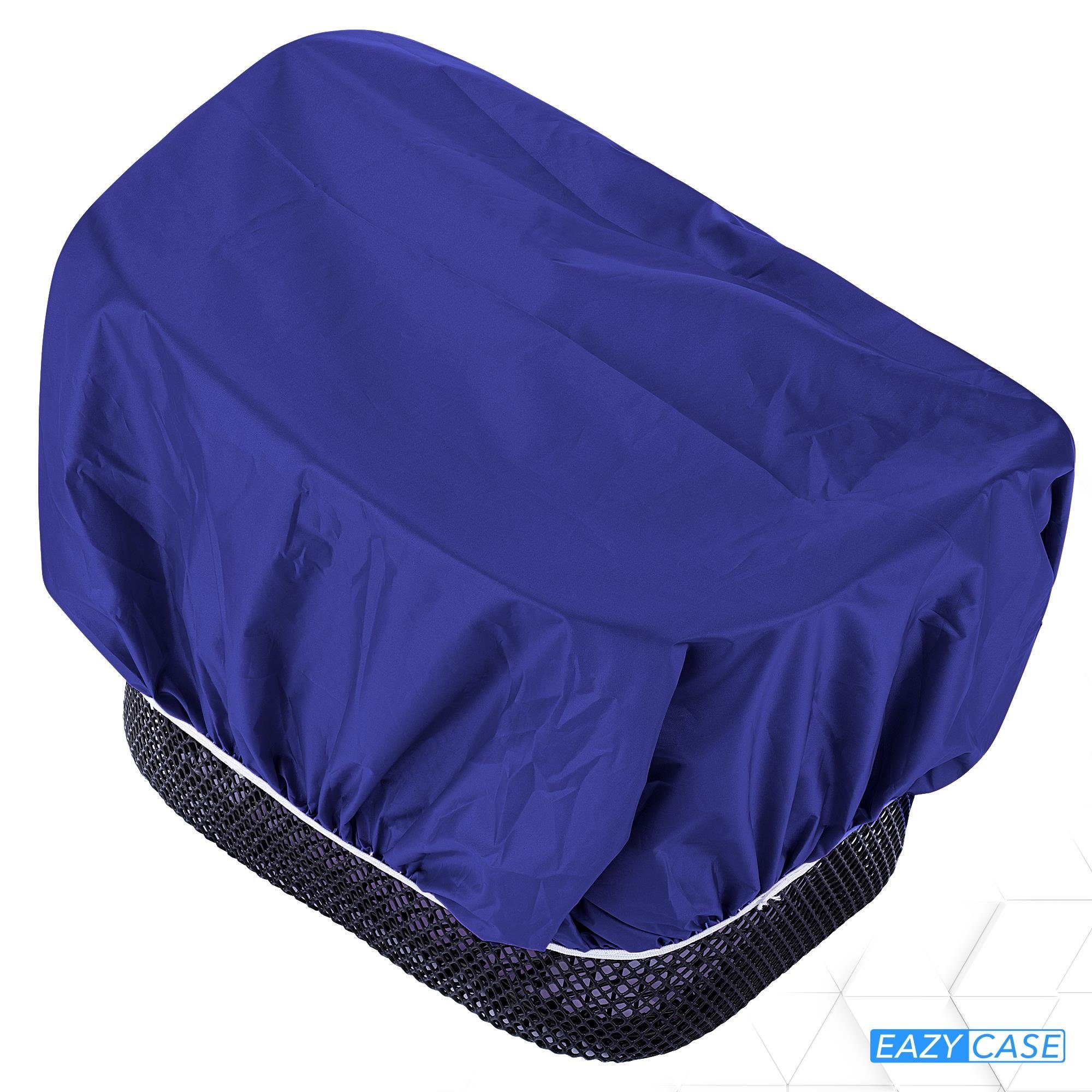 EAZY CASE Fahrradkorb Universal Korb, Regenschutz Regenhülle Korbüberzug für Fahrradkorb Blau für wasserabweisend Körbe