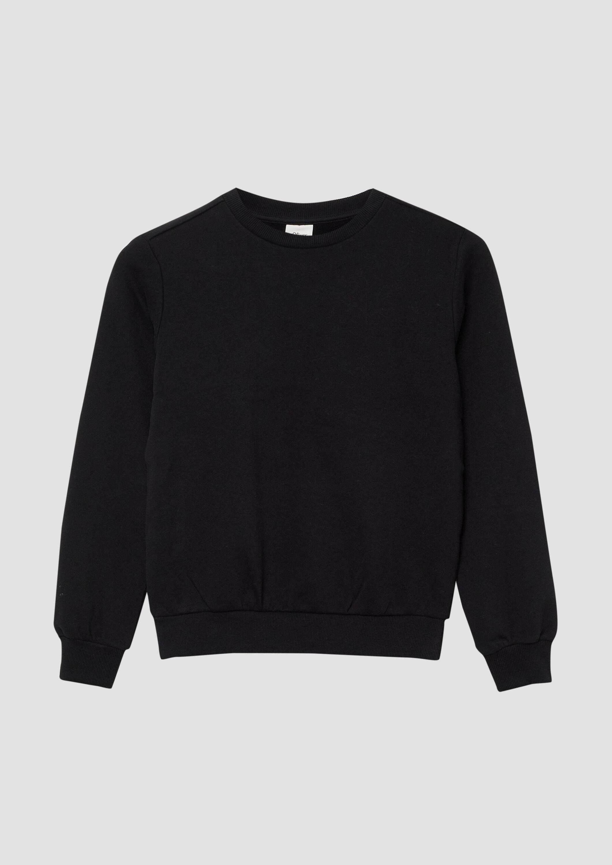 s.Oliver Sweatshirt Sweatshirt Kuscheliges Sweatshirt mit großem Rückenprint