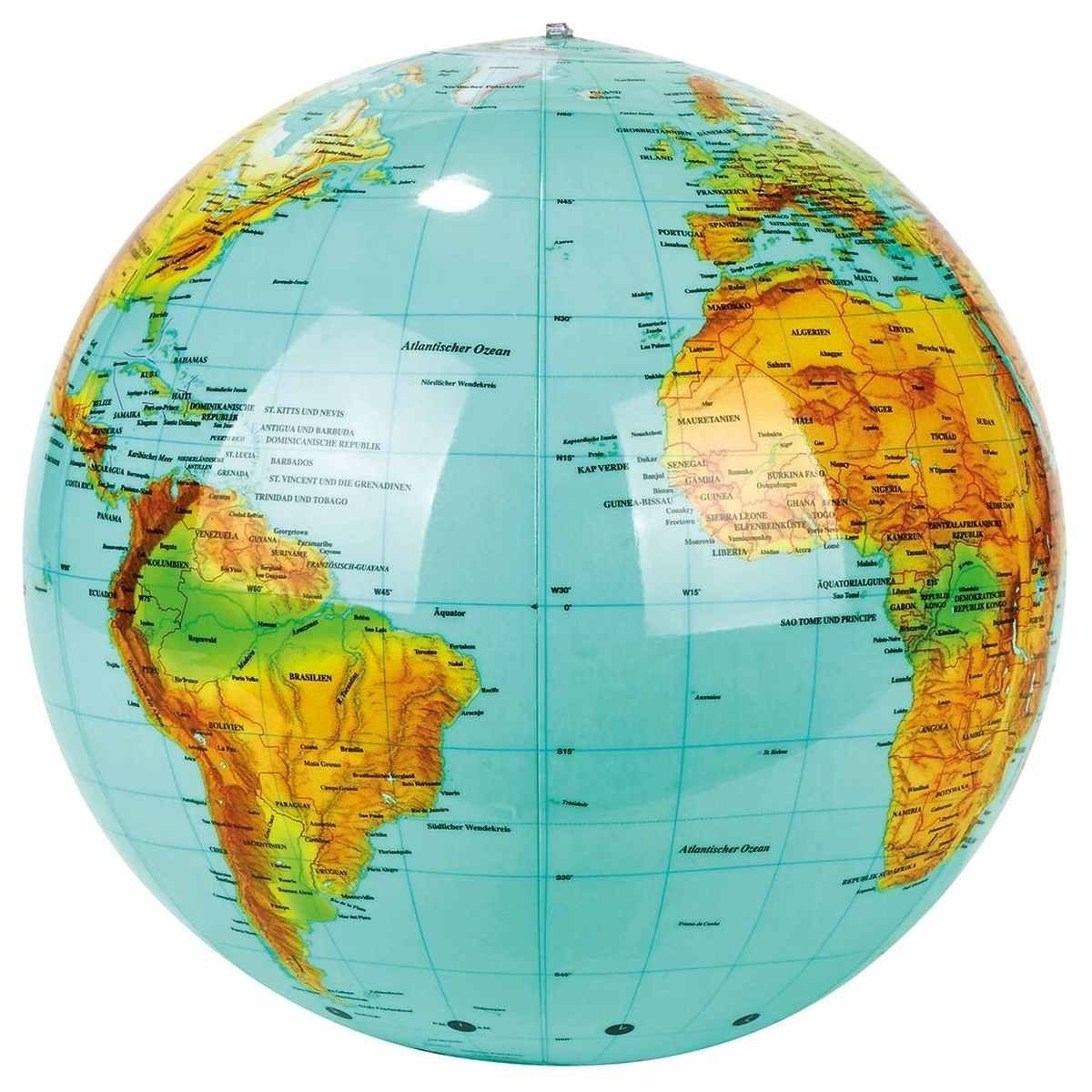 Moses. Verlag Wasserball Aufblasbarer Wasserball Lern-Globus für Kinder ab 3 Jahren