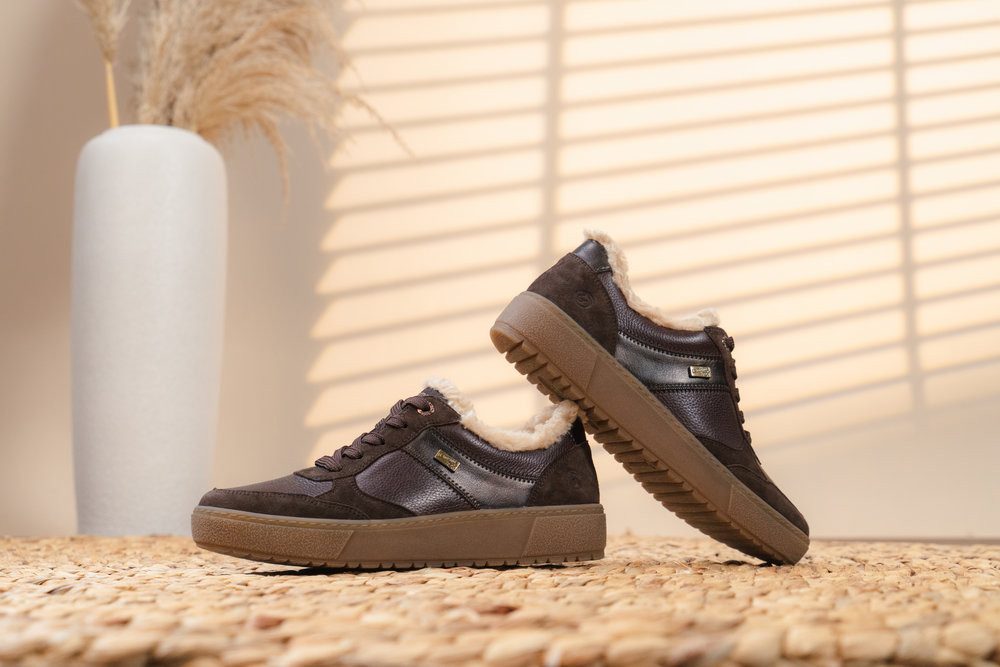 Remonte Plateausneaker Schnürschuh, Halbschuh mit wasserabweisender TEX-Membran