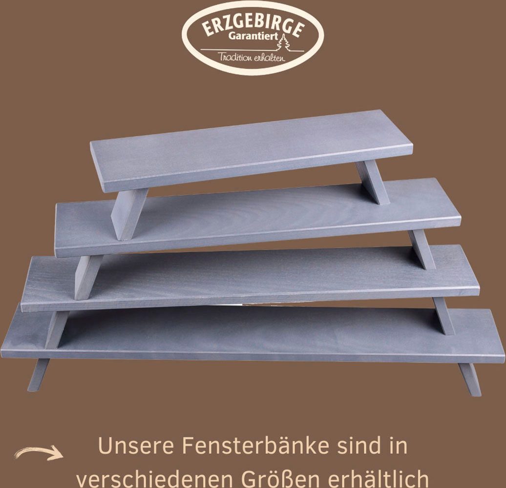 Weigla Schwibbogen-Fensterbank Weihnachtsdeko, Made in Germany, aus Holz, g günstig online kaufen