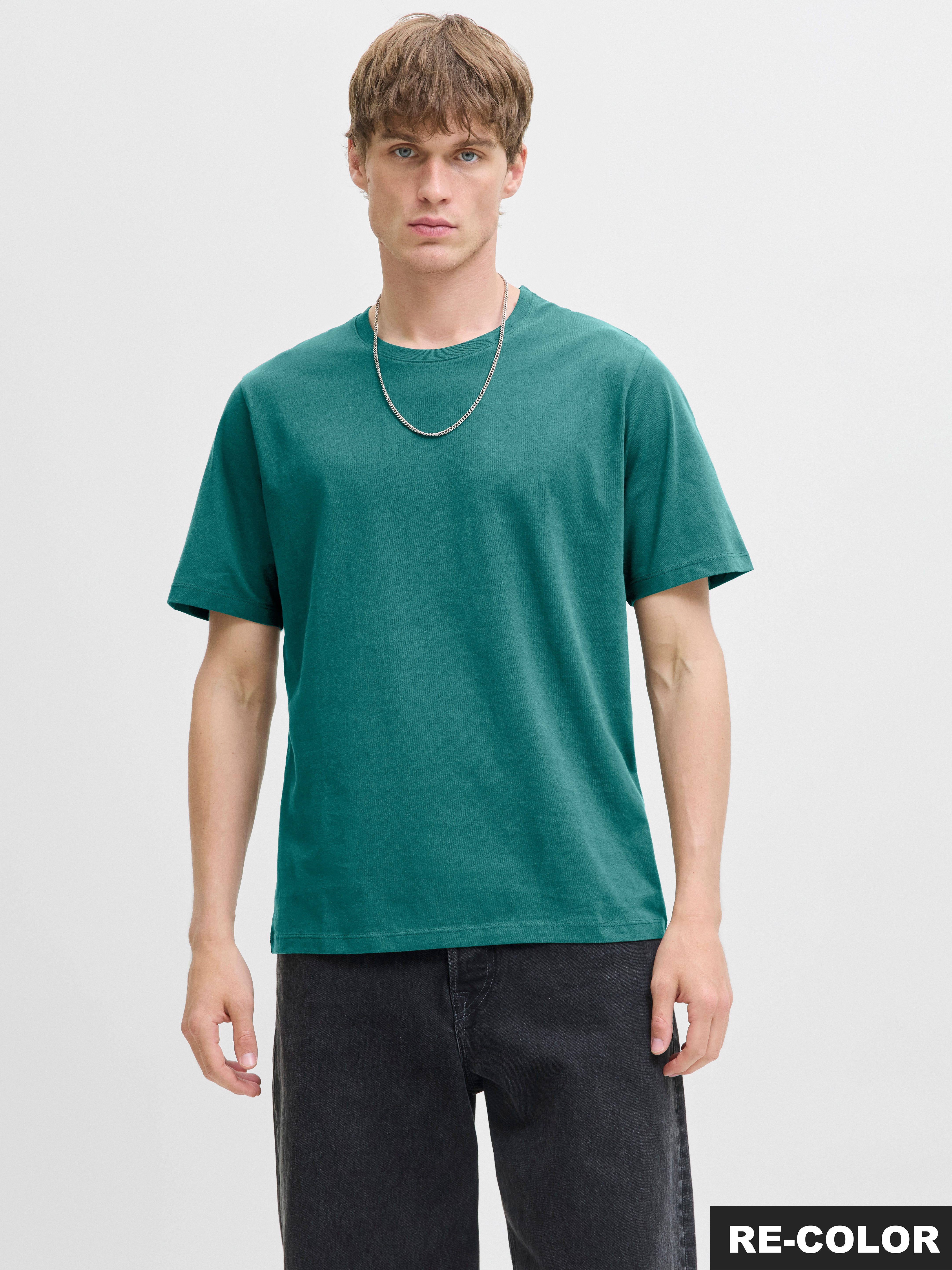 Jack & Jones Rundhalsshirt JJEORGANIC BASIC TEE SS O-NECK NOOS mit Rundhals günstig online kaufen