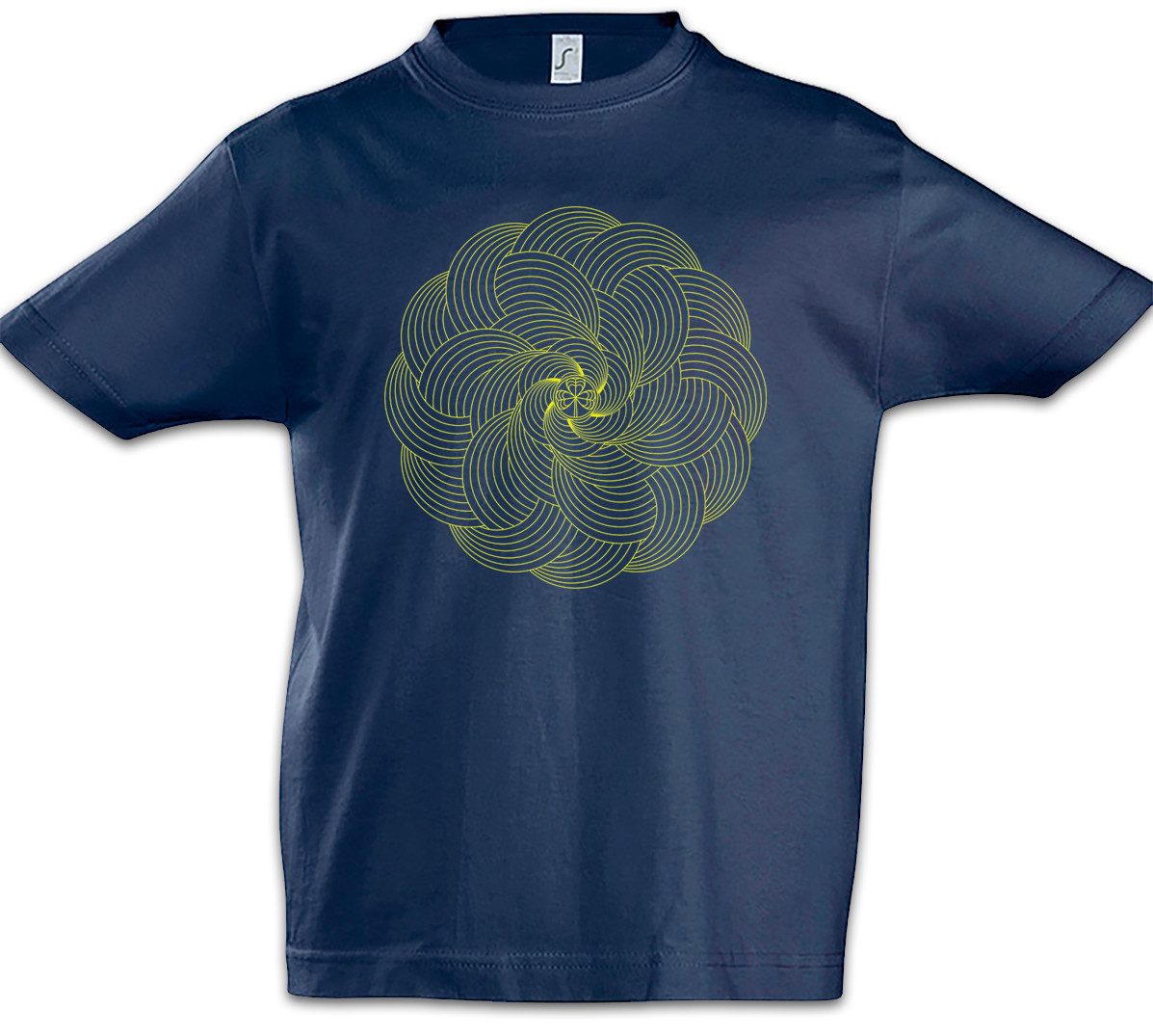 Print-Shirt Mandala X Kinder T-Shirt Celtic Kelten Yantra Hinduism Buddhism