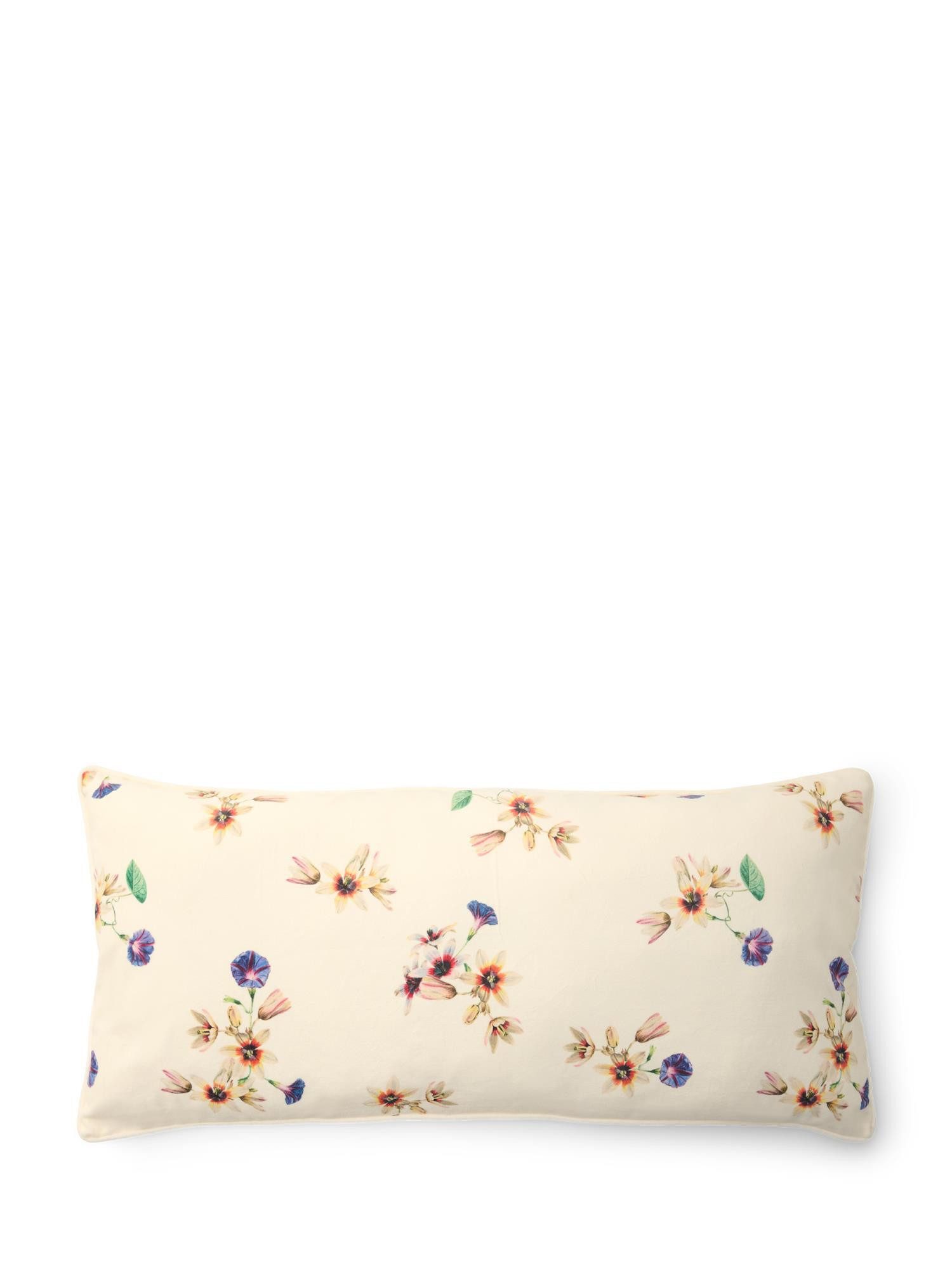Essenza Dekokissen Fiora, aus recyceltem Samt mit Blumenprint