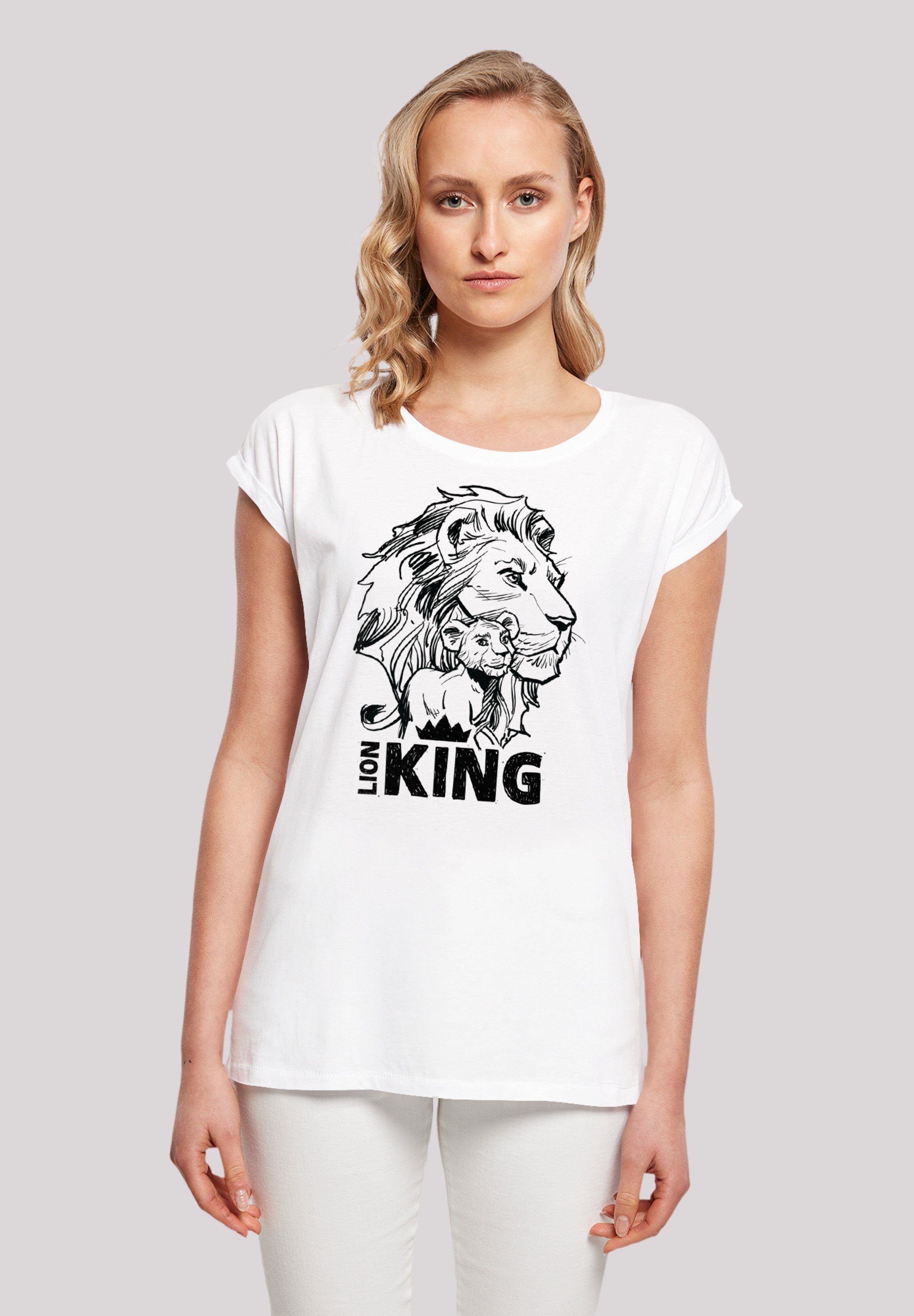 F4NT4STIC T-Shirt Disney König der Löwen Together white Premium Qualität