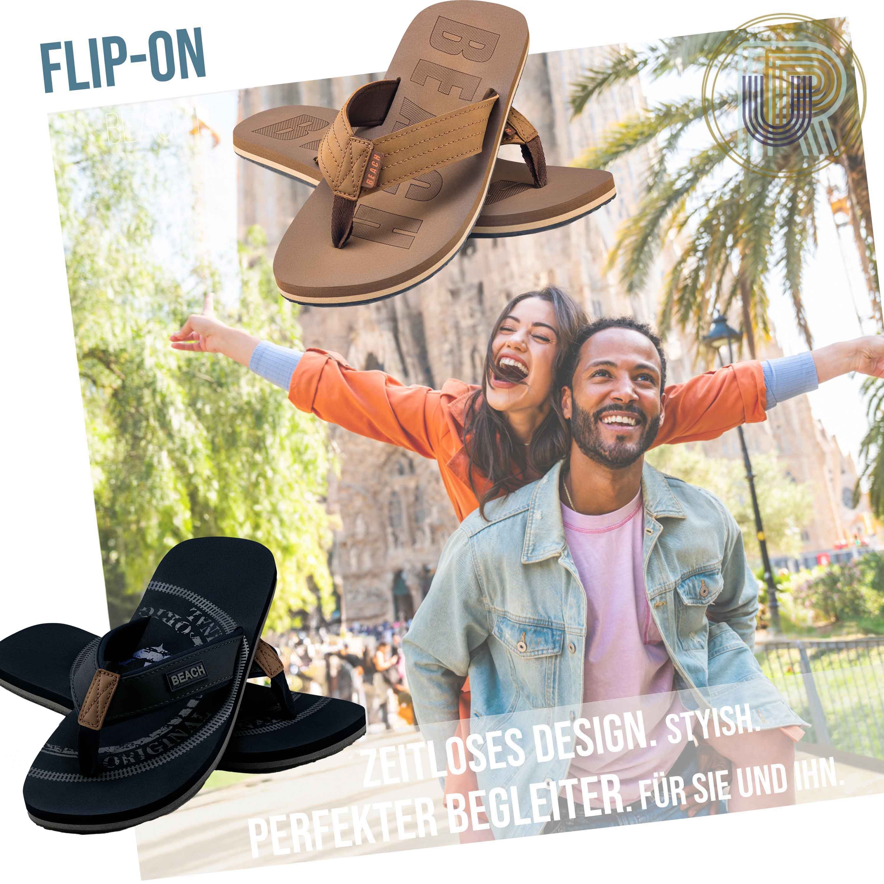 Ultrapower Flip-On Zehentrenner Badelatschen Zehenstegpantolette Zehentrenner (Flip Flops Komfort und Stil)