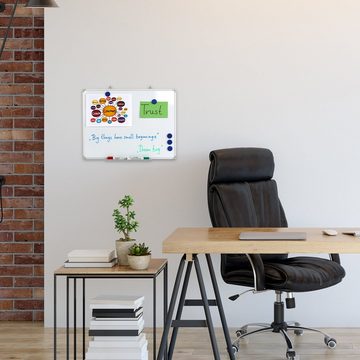 relaxdays Magnettafel »Whiteboard magnetisch«, 45 x 60cm