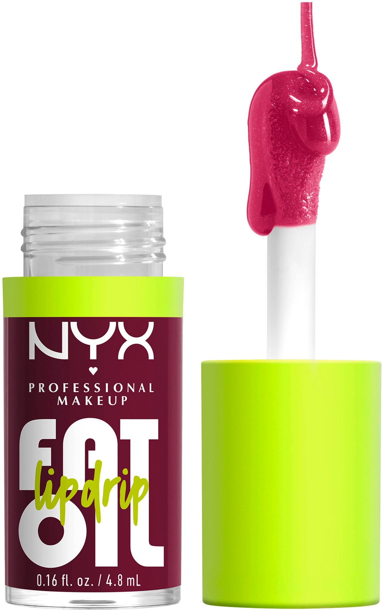 NYX PROFESSIONAL MAKEUP Lipgloss FAT OIL LIP DRIP, mit intensiv-schimmerndem Finish, individuell aufbaubare Farbe