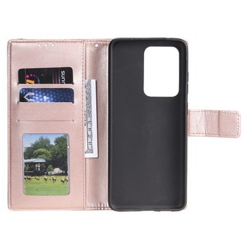 CoverKingz Handyhülle Hülle für Samsung Galaxy Note20 Ultra Handyhülle Flip Case Cover, Klapphülle Schutzhülle mit Kartenfach Schutztasche Motiv Mandala