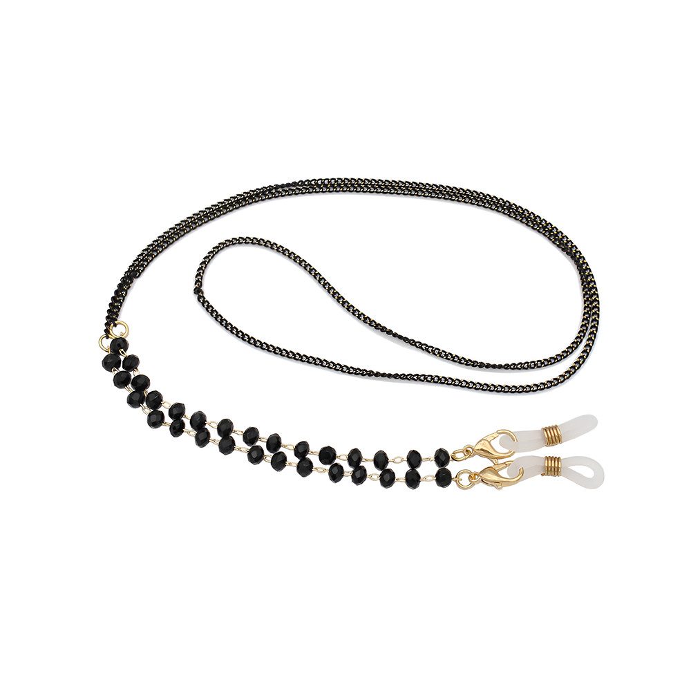 PACIEA Brillenkette Hängende Hals Gläser Kette, rutschfeste Silikon Schnalle