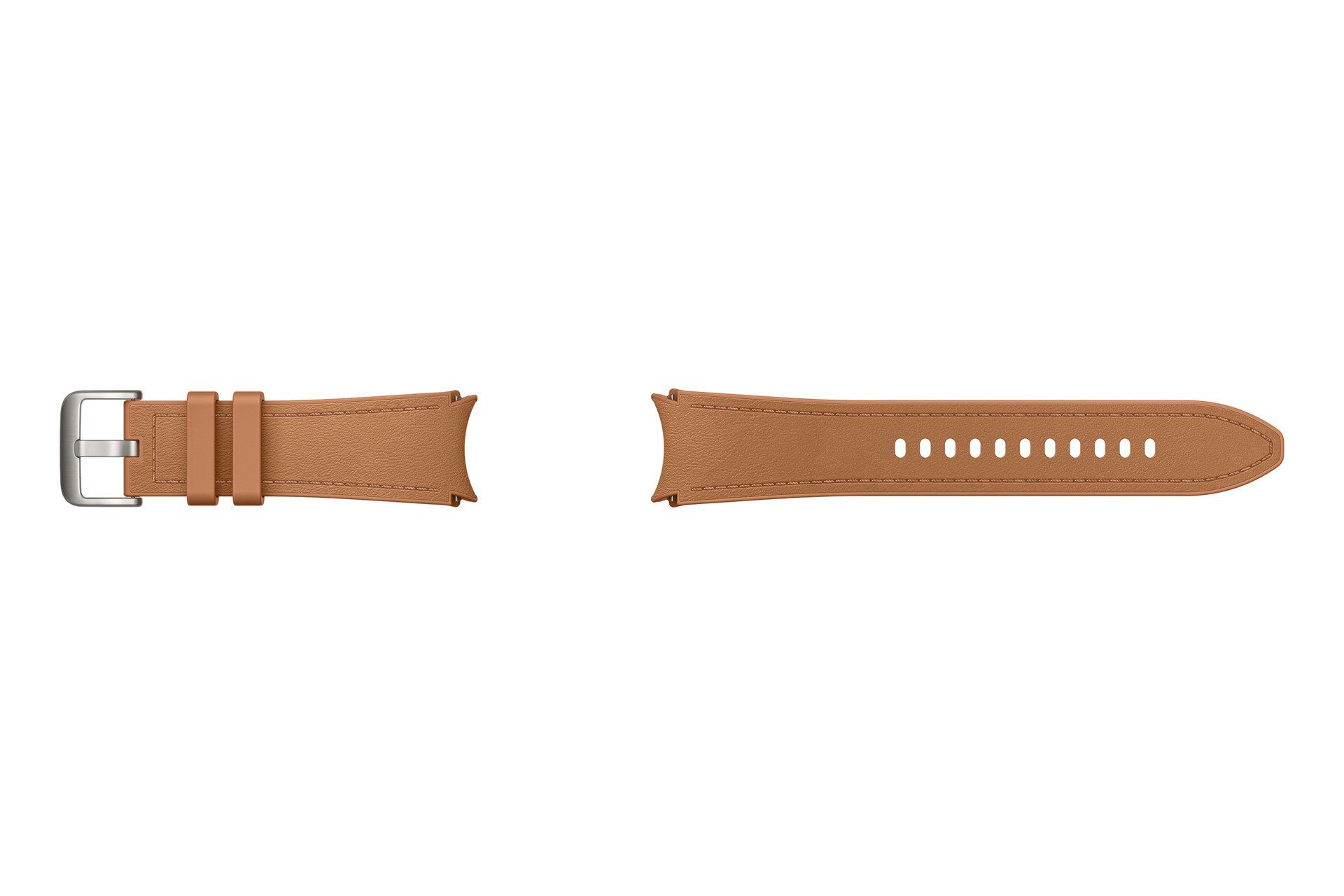 (M/L) Band Wechselarmband Braun Samsung Hybrid Eco-Leather
