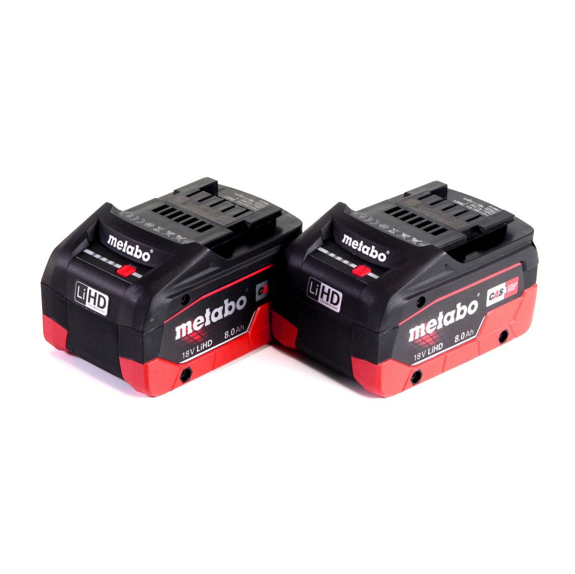metabo LiHD 2x Akkupack 18V 8,0Ah (625369000) Akkupacks