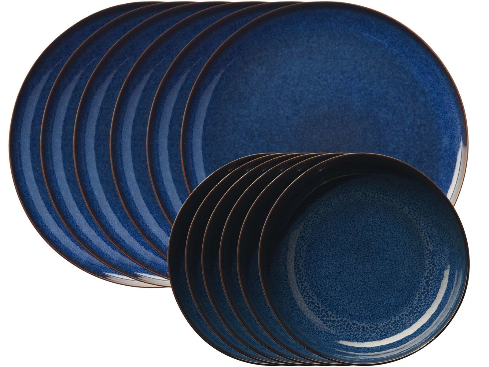 ASA SELECTION Tafelservice SAISONS Tafelset midnight blue12tlg, Steinzeug
