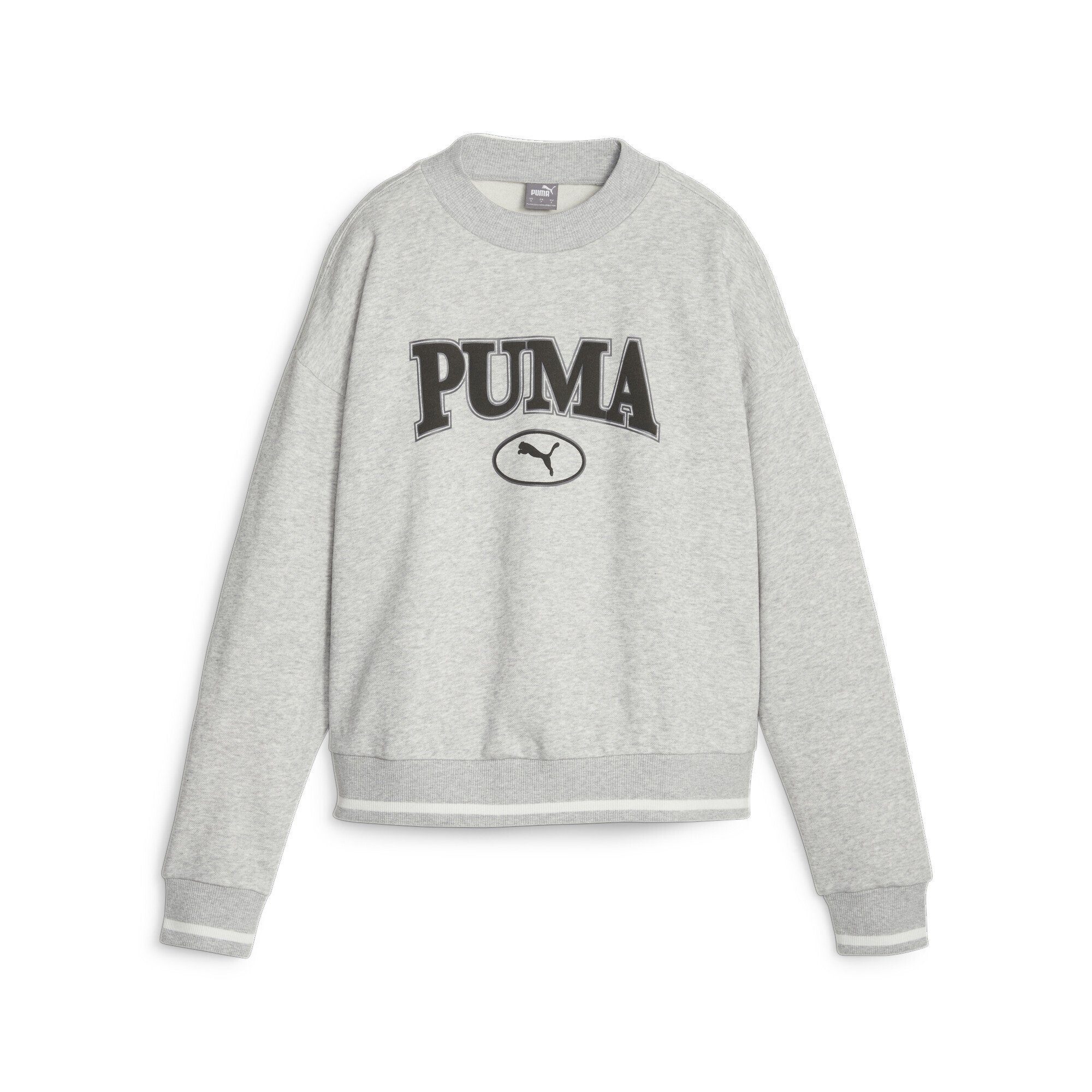 Sweatshirt Heather Light PUMA PUMA Sweatshirt Damen Gray SQUAD