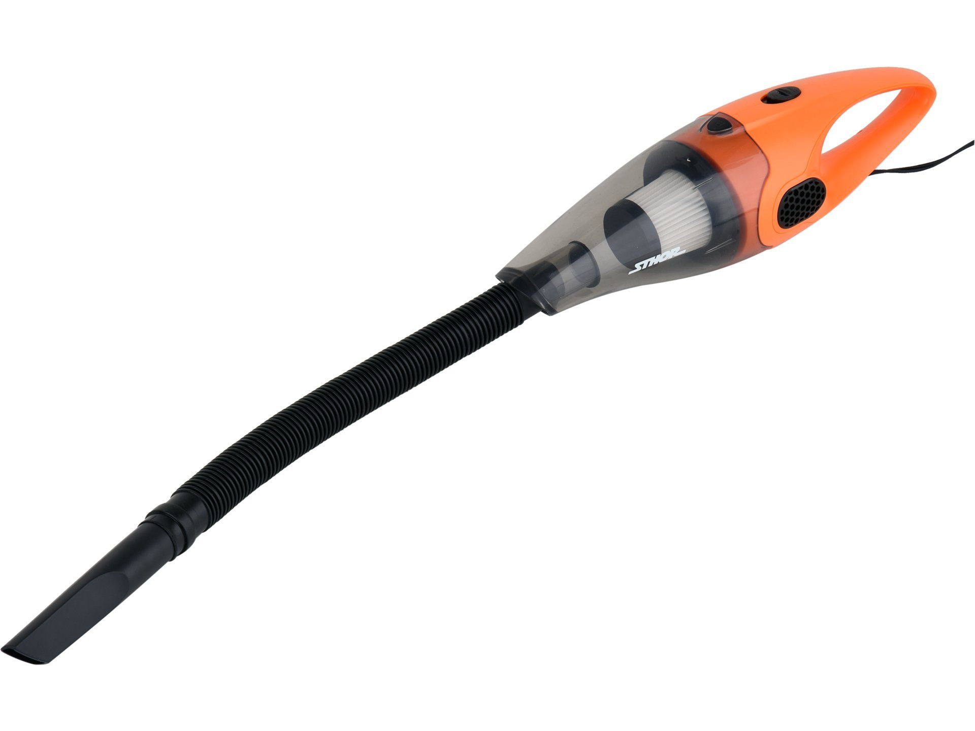 Sthor Akku-Handstaubsauger Handstaubsauger 12V, 100W, Beutellos, Auto-Staubsauger