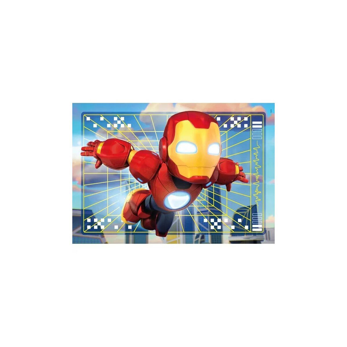 MARVEL Lernspielzeug Avengers Hero Squad Iron Man und Superteam 2x20 Teile