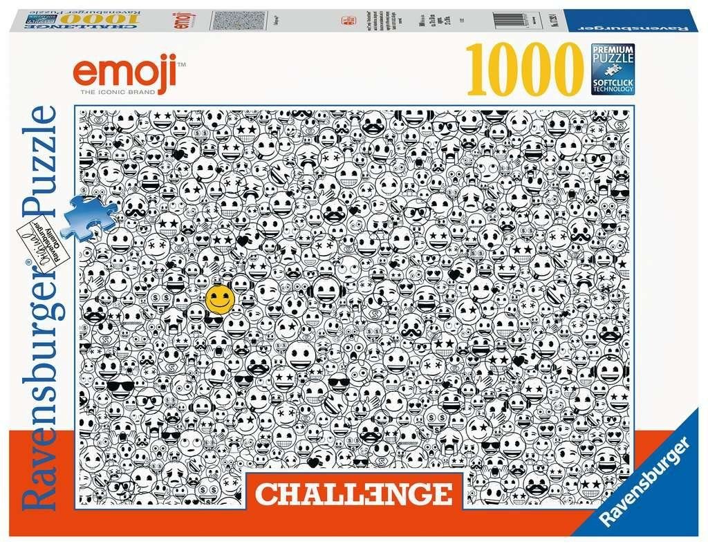 1000 Challenge Made Germany Puzzle, in Ravensburger Puzzleteile, Emoji Puzzle Ravensburger 17292