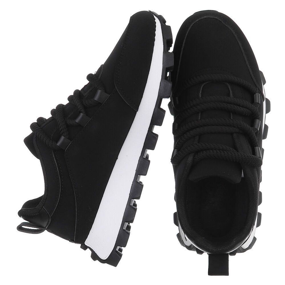 Ital-Design Lässige Sneakers mit robuster Sohle und Schnürung für Damen Sne günstig online kaufen