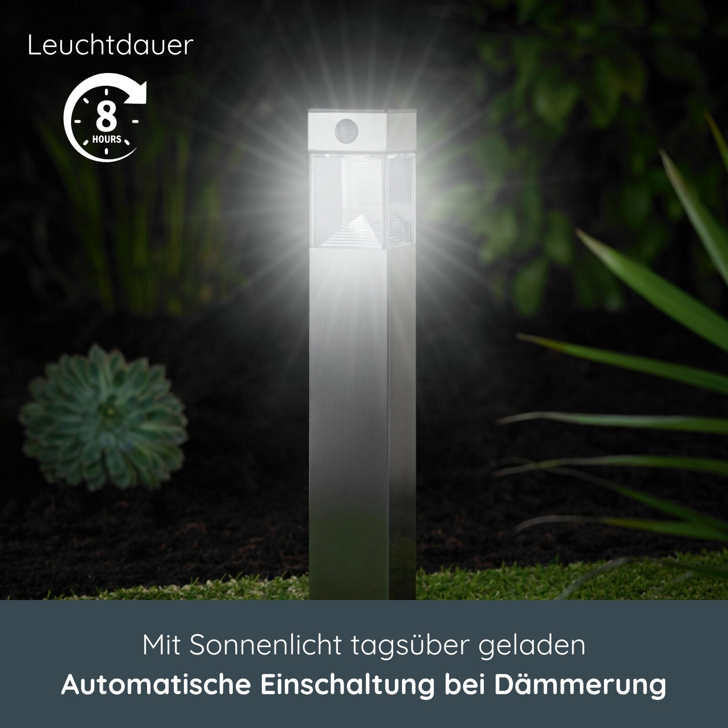 MeLiTec LED Solarleuchte Solar-Gartenleuchte SO32, aus günstig online kaufen