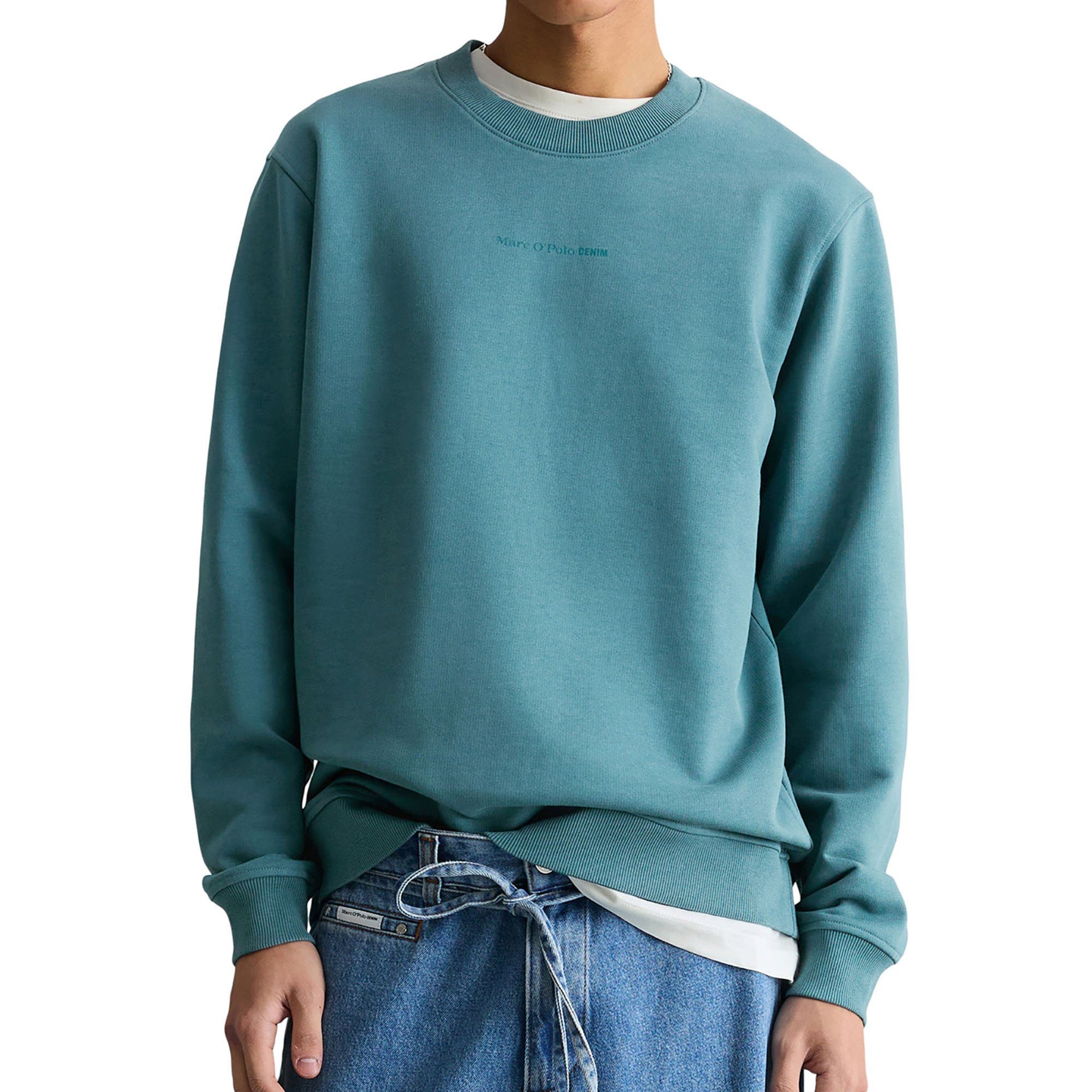Marc O'Polo DENIM Sweatshirt Herren Sweatshirt 1er Pack Baumwolle (Packung, 1er Pack) – Bild 4 von 5
