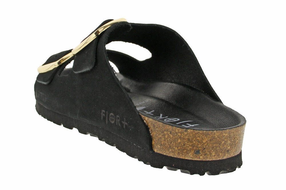 SUPERSOFT Fjort Damen Pantolette mit Fußbett Keilpantolette
