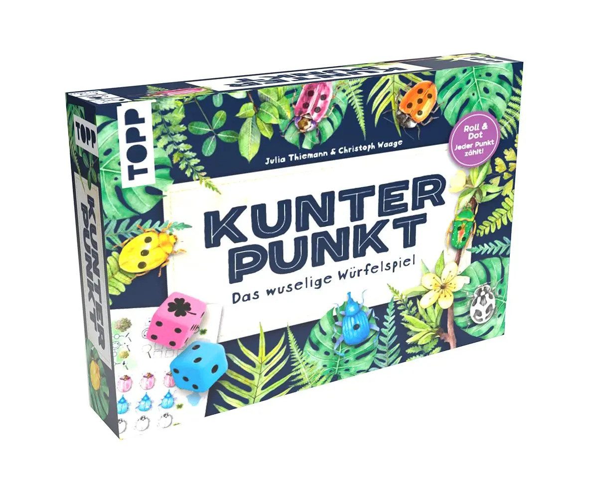 Spiel Kunterpunkt - Das wuselige Würfelspiel. Roll & Write-Spiel für...