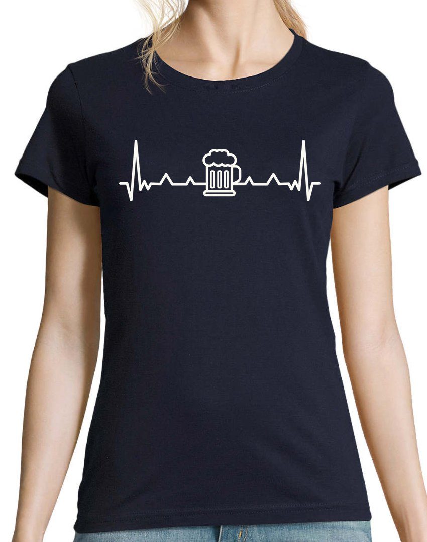 Youth Designz T-Shirt Herzschlag Bier Damen günstig online kaufen