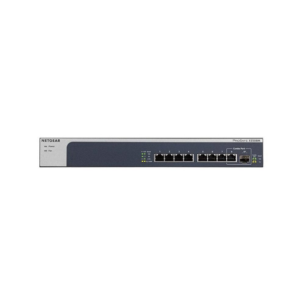 XS508M 8-Port 10 Gigabit Ethernet Switch Netzwerk-Switch