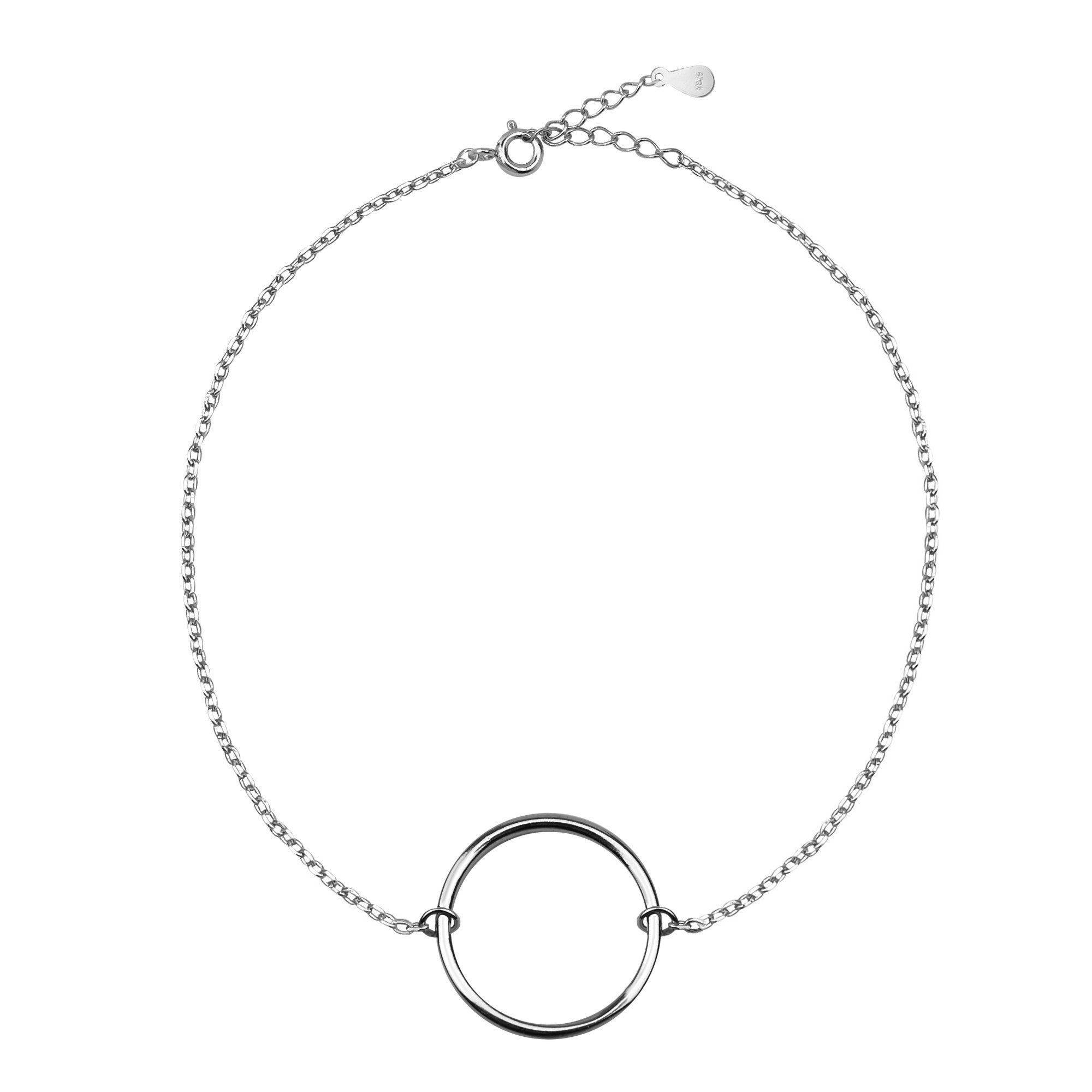 Sofia Damen Milani 925 Silber Armband Schmuck Kreis (Armband),