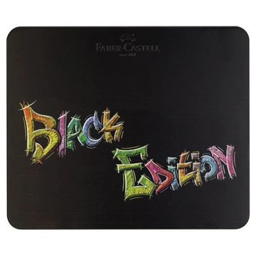 Faber-Castell Künstlerstift Faber-Castell Black Edition Buntstifte - 100er Metalletui