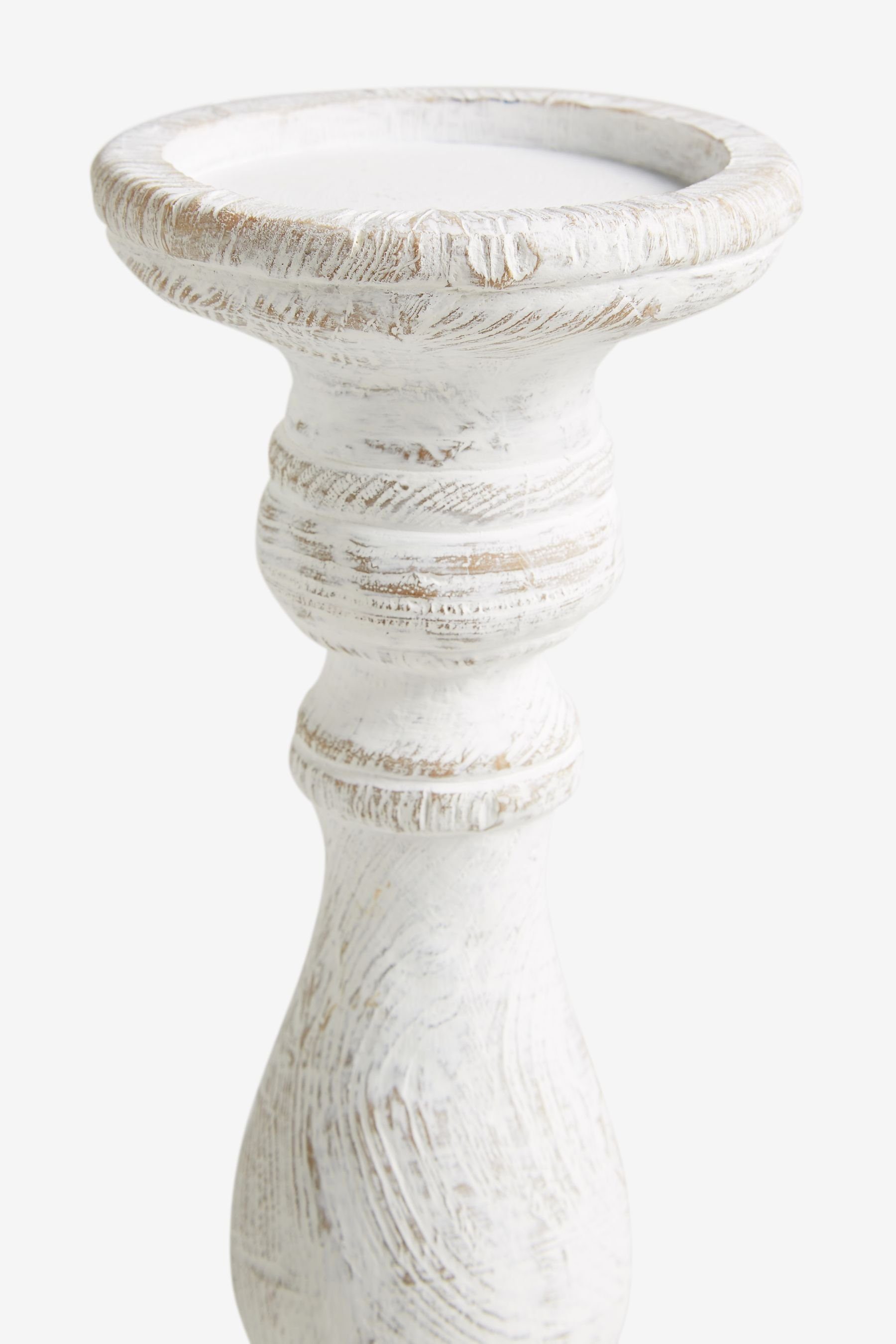 Next Kerzenhalter Gedrechselter Kerzenständer aus Holz günstig online kaufen