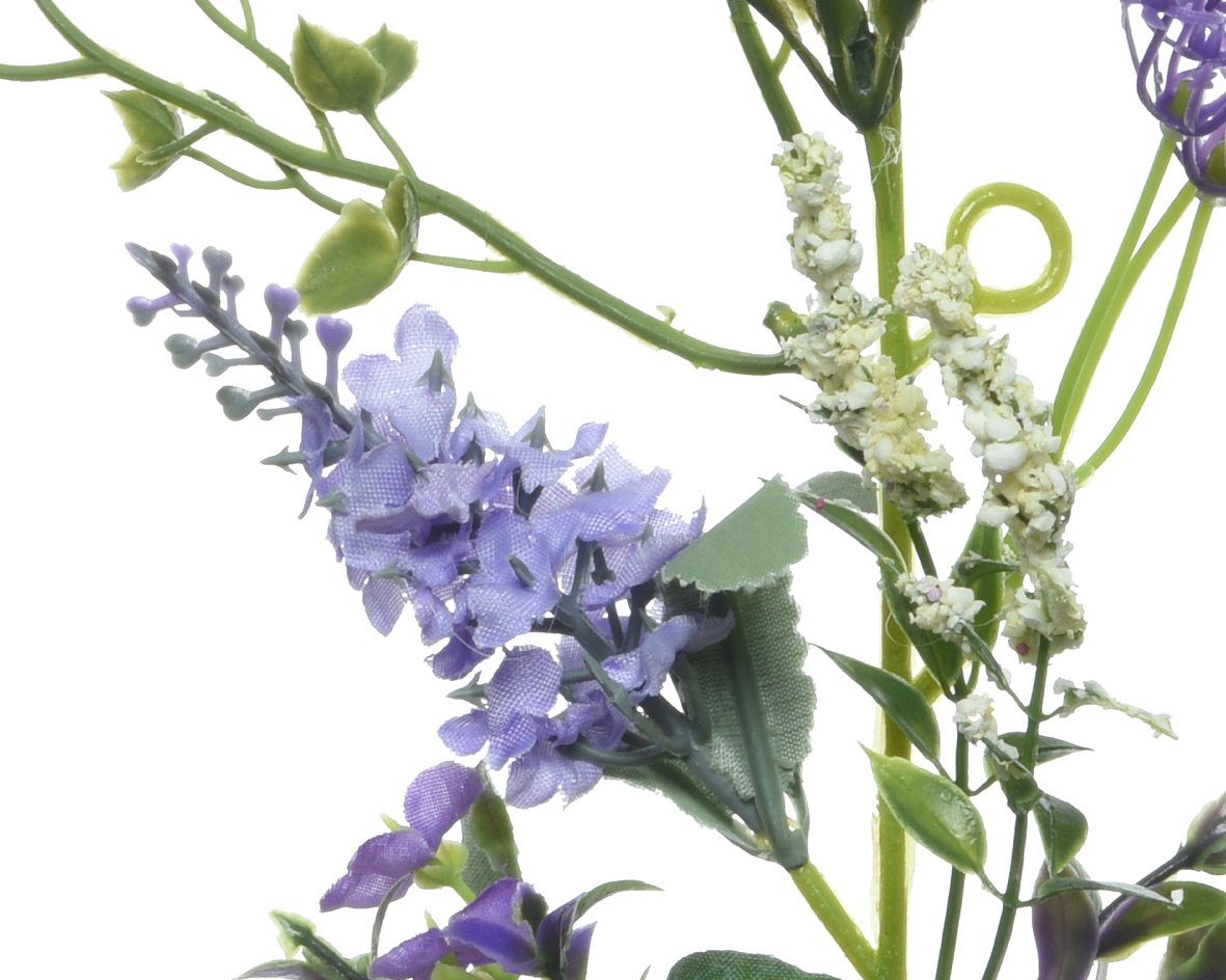 Kunstblume, Decoris season decorations, Kunstblumen Girlande Wildblumen 180cm lila / flieder 1 Stück sortiert