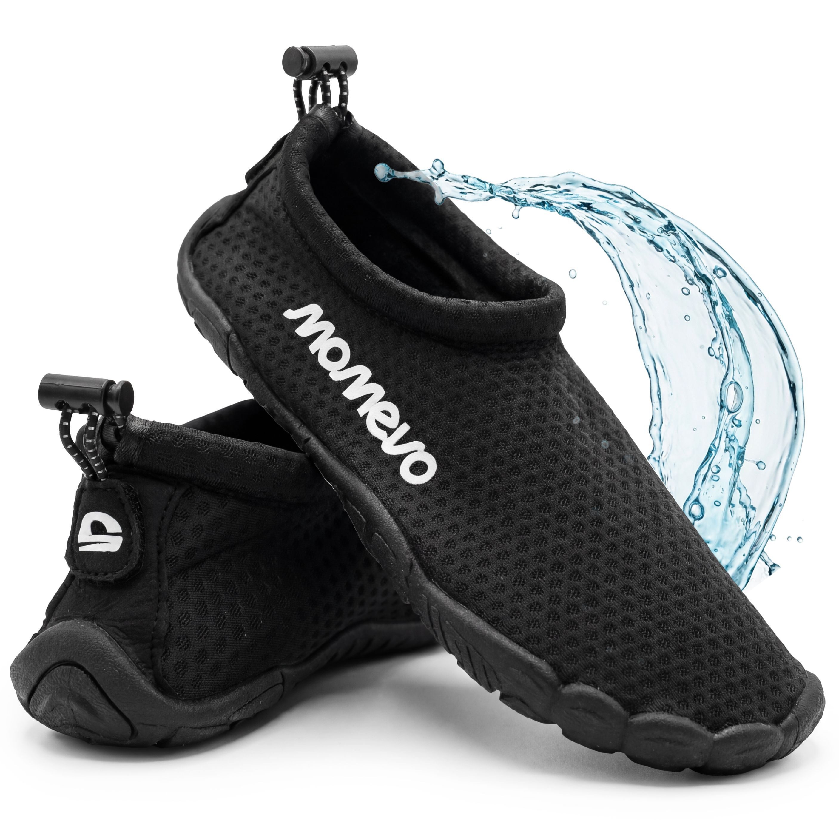Momevo WaterMates Badeschuhe Damen & Herren – Aquaschuhe rutschfest Badeschuh