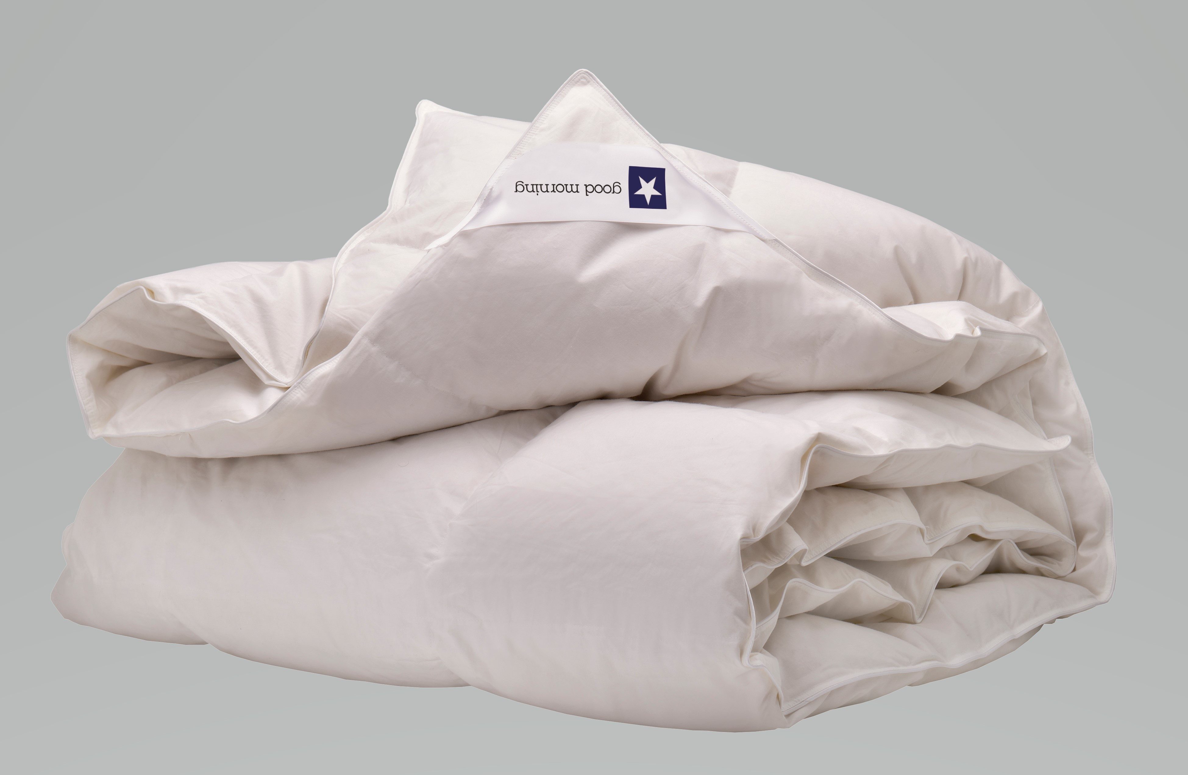Descanso Bettdecke DB 155x220 cm Uni Couleur unie weiß, 1 x Bettdecke Good Morning DB 155x220 cm weiß
